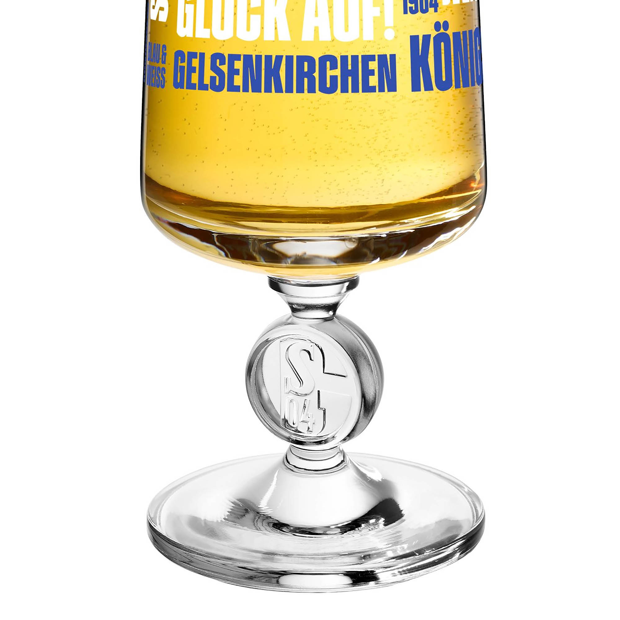 RITZENHOFF Bierglas FC SCHALKE 04 Stielglas Set mit 2 Stück à 368 ml