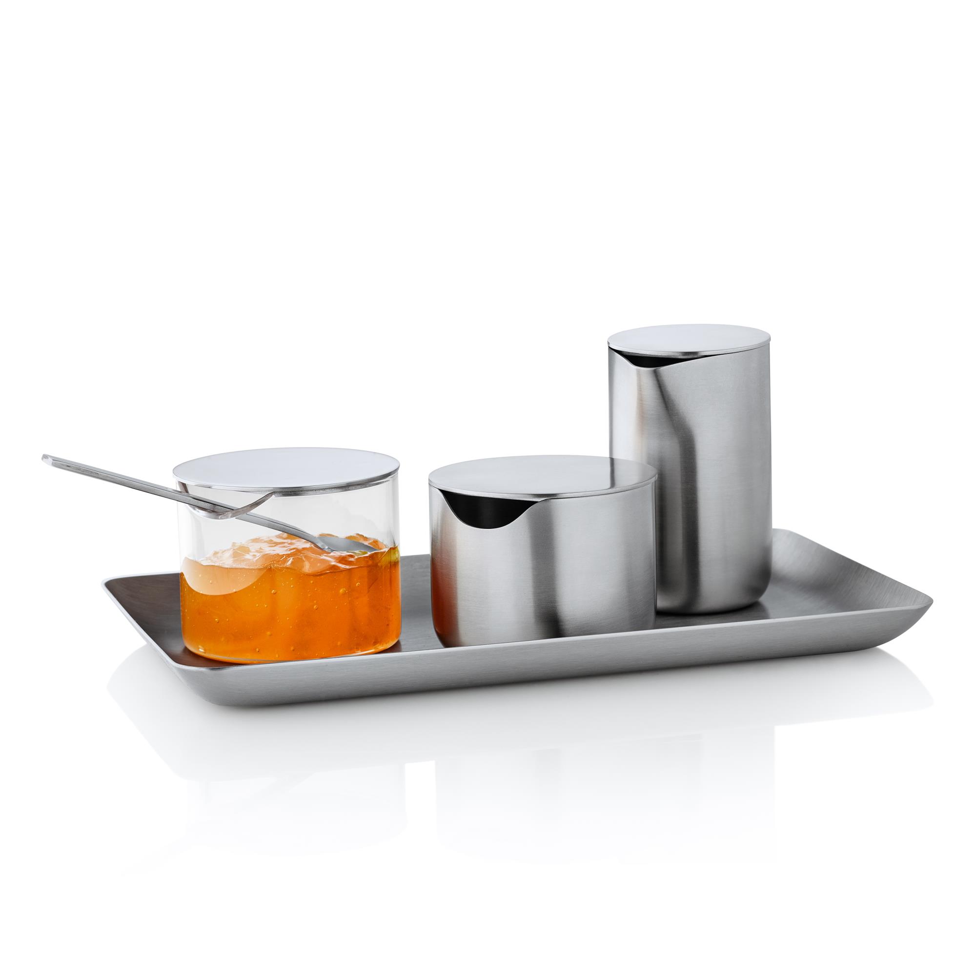 BLOMUS Pure Taste Sahnekännchen BASIC mit Edelstahldeckel 0,12 Liter mattiert