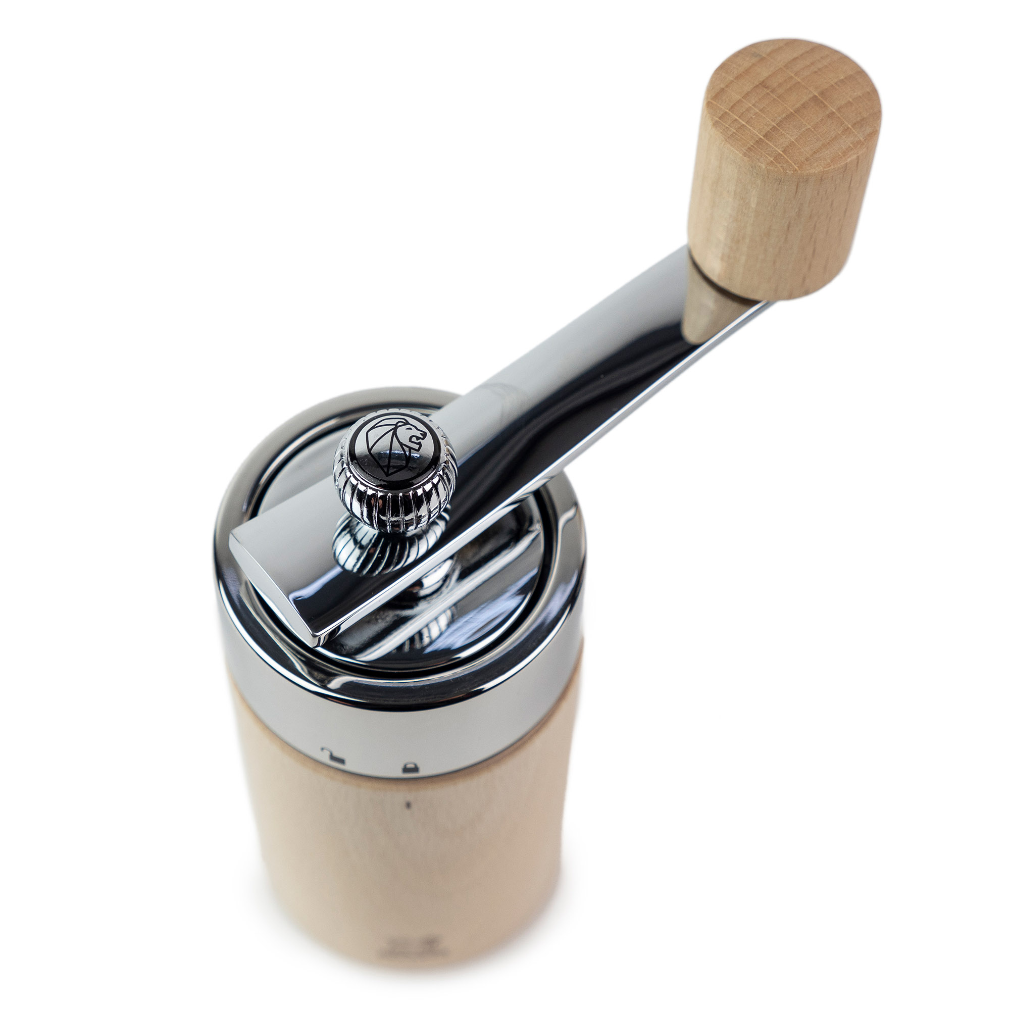 PEUGEOT Muskatmühle ISEN mit Kurbel 15 cm buche natur
