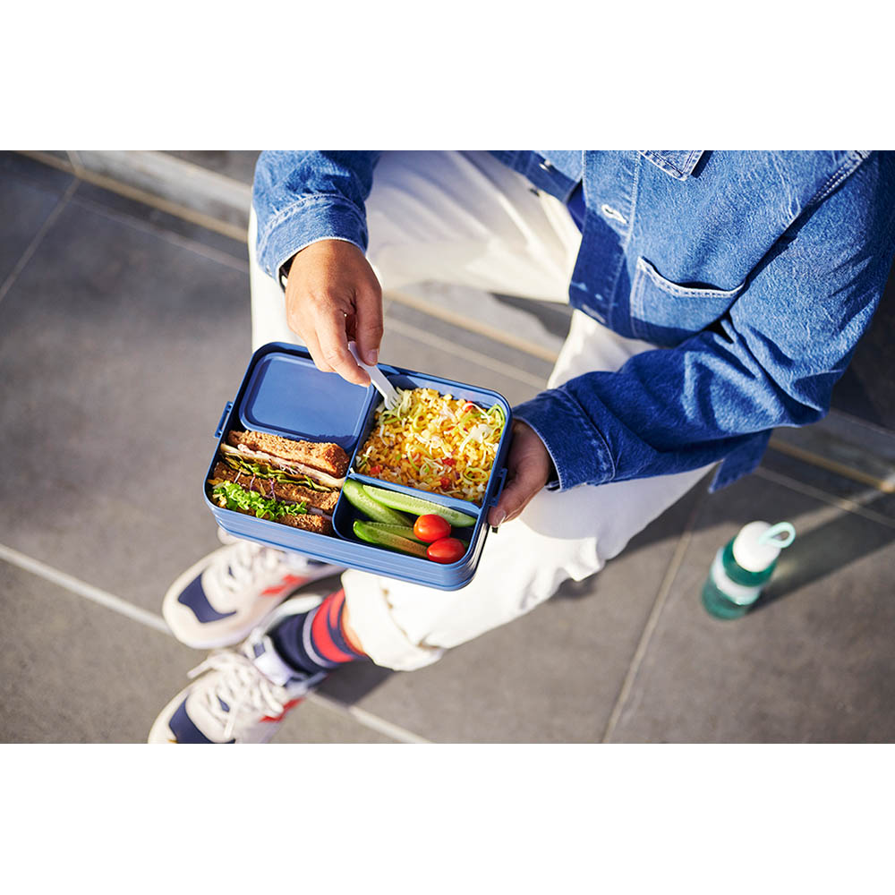 MEPAL Bento Lunchbox TAKE A BREAK 1,5 Liter nordic blue