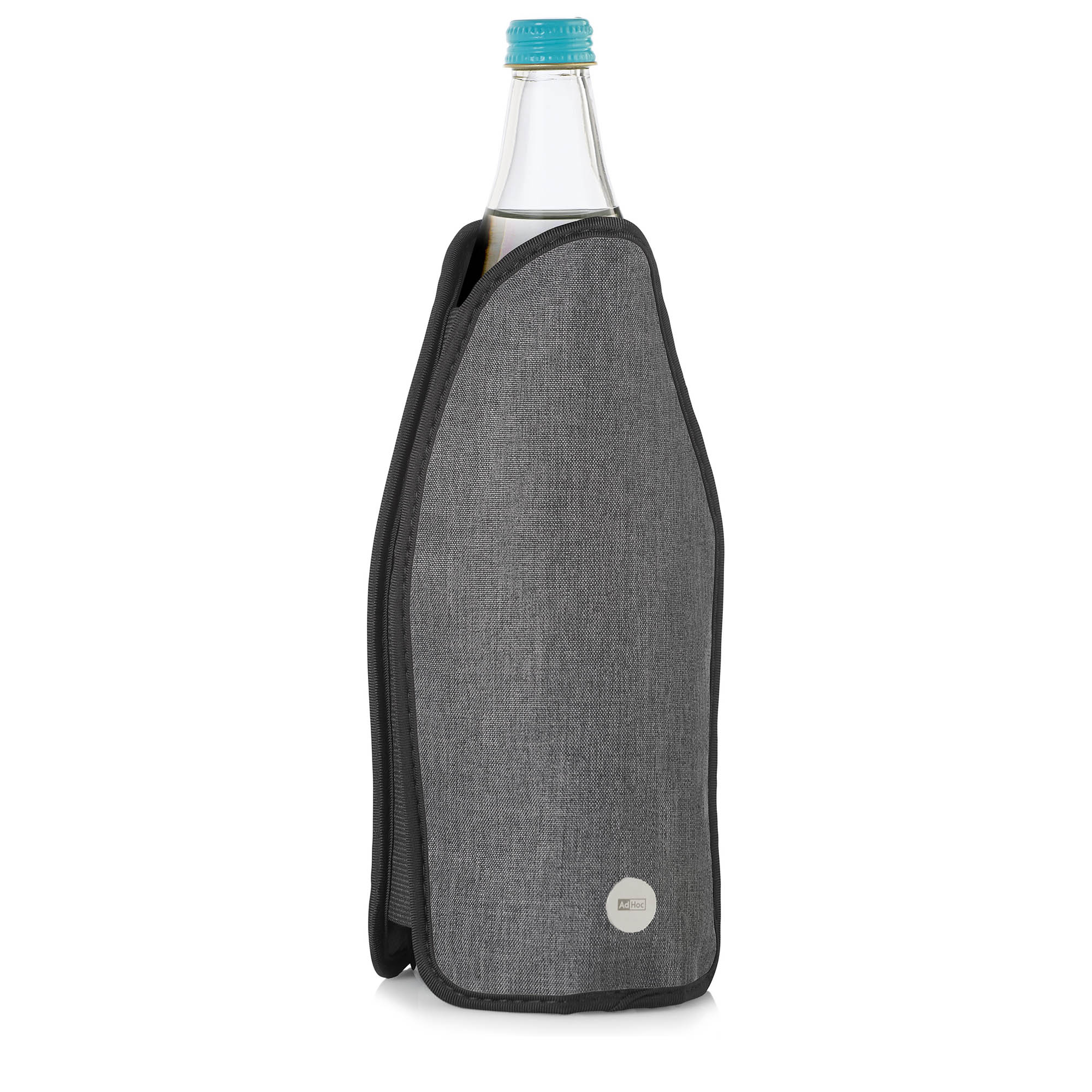 AdHoc active wine cooling sleeve ARCTIC bottle cooler champagne cooler dark grey