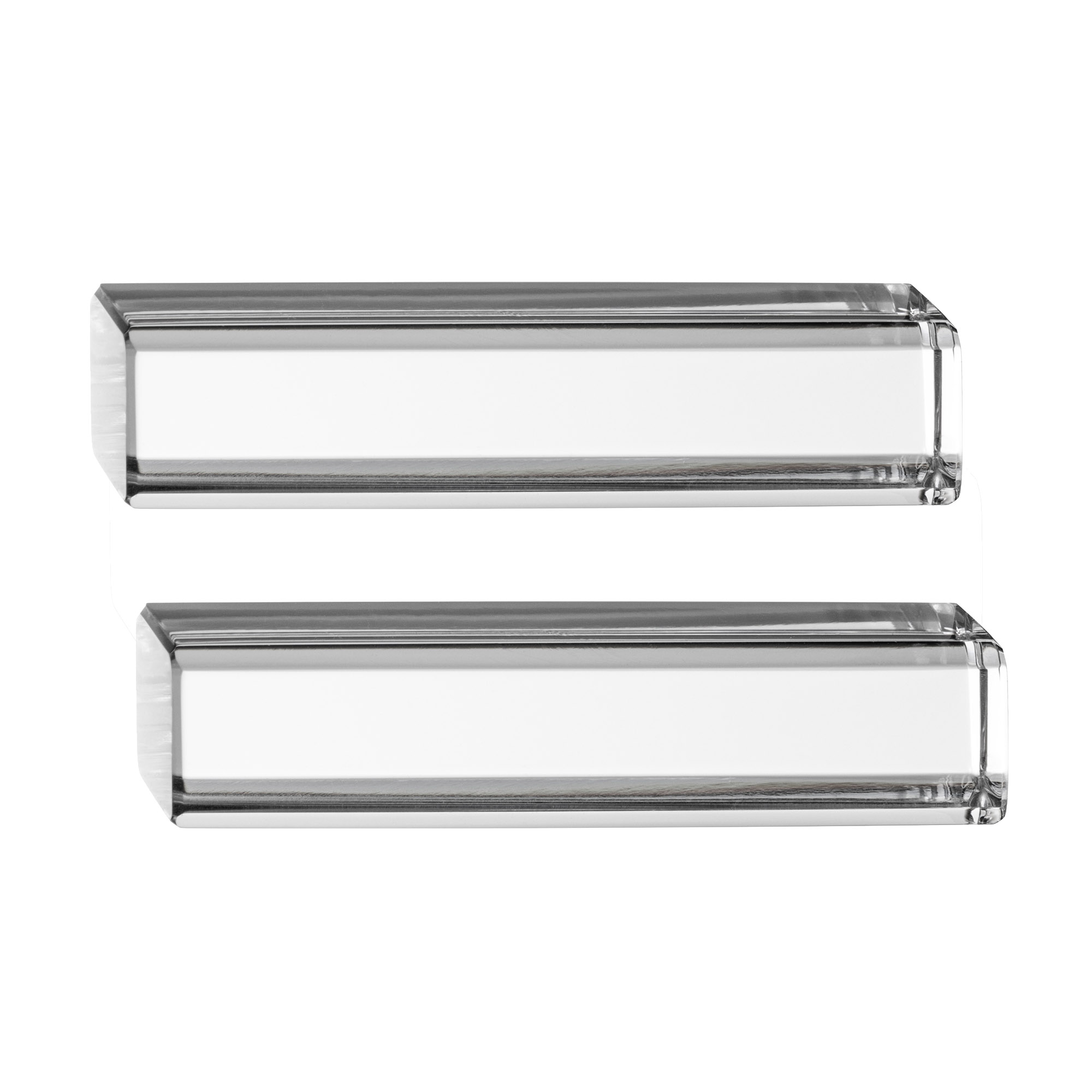 EISCH Messerbänkchen aus Glas 2 Stück im Set 7 x 1,5 x 1,5 cm