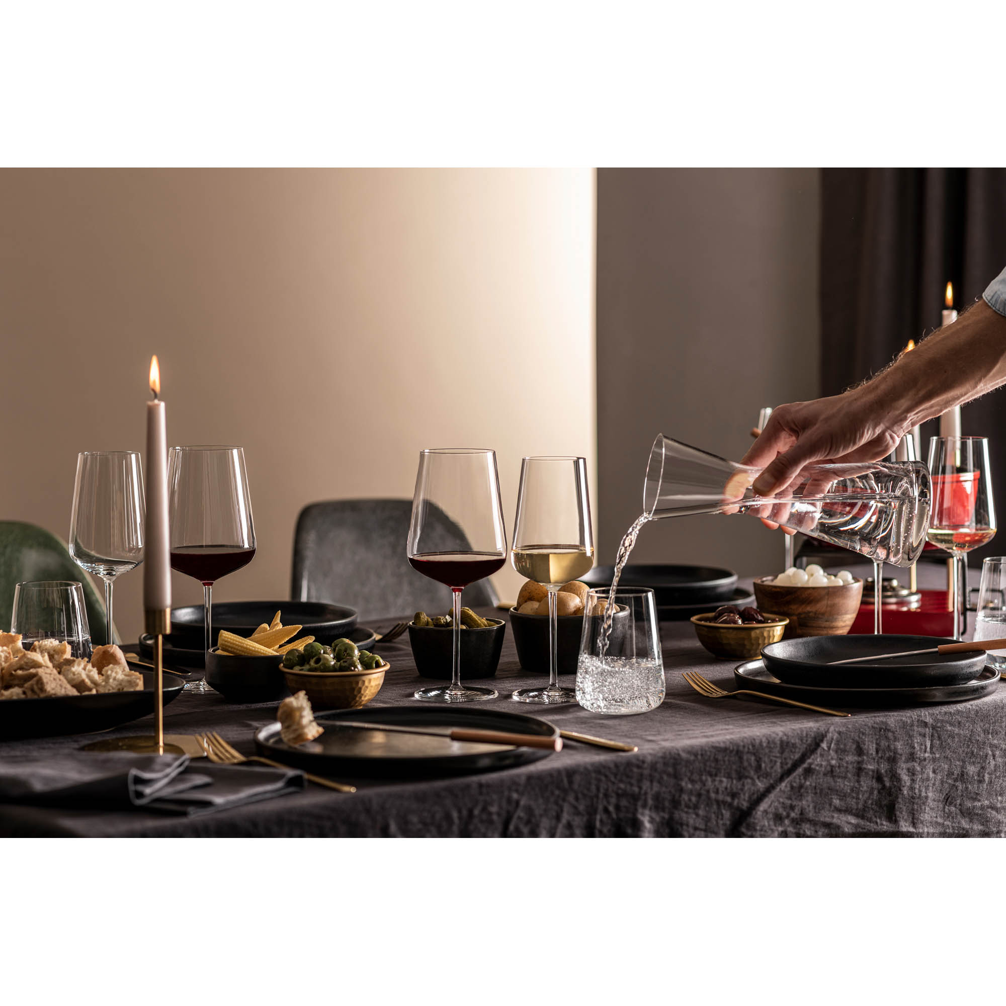 SCHOTT ZWIESEL VERVINO series set with 2 x Bordeaux glass + 2 x Chardonnay glass