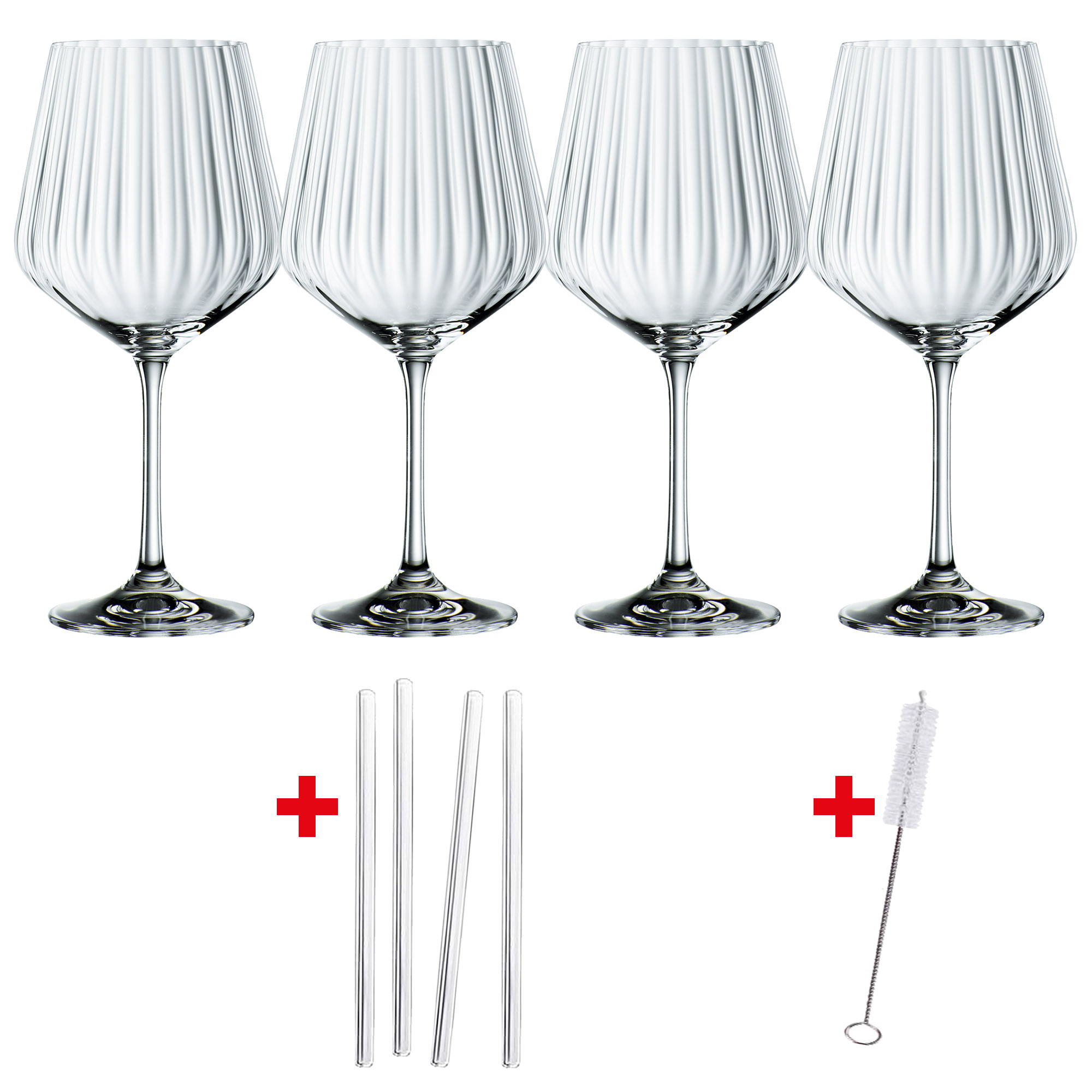 Nachtmann Glas Gin & Tonic Set 9tlg., 9-tlg., Kristallglas