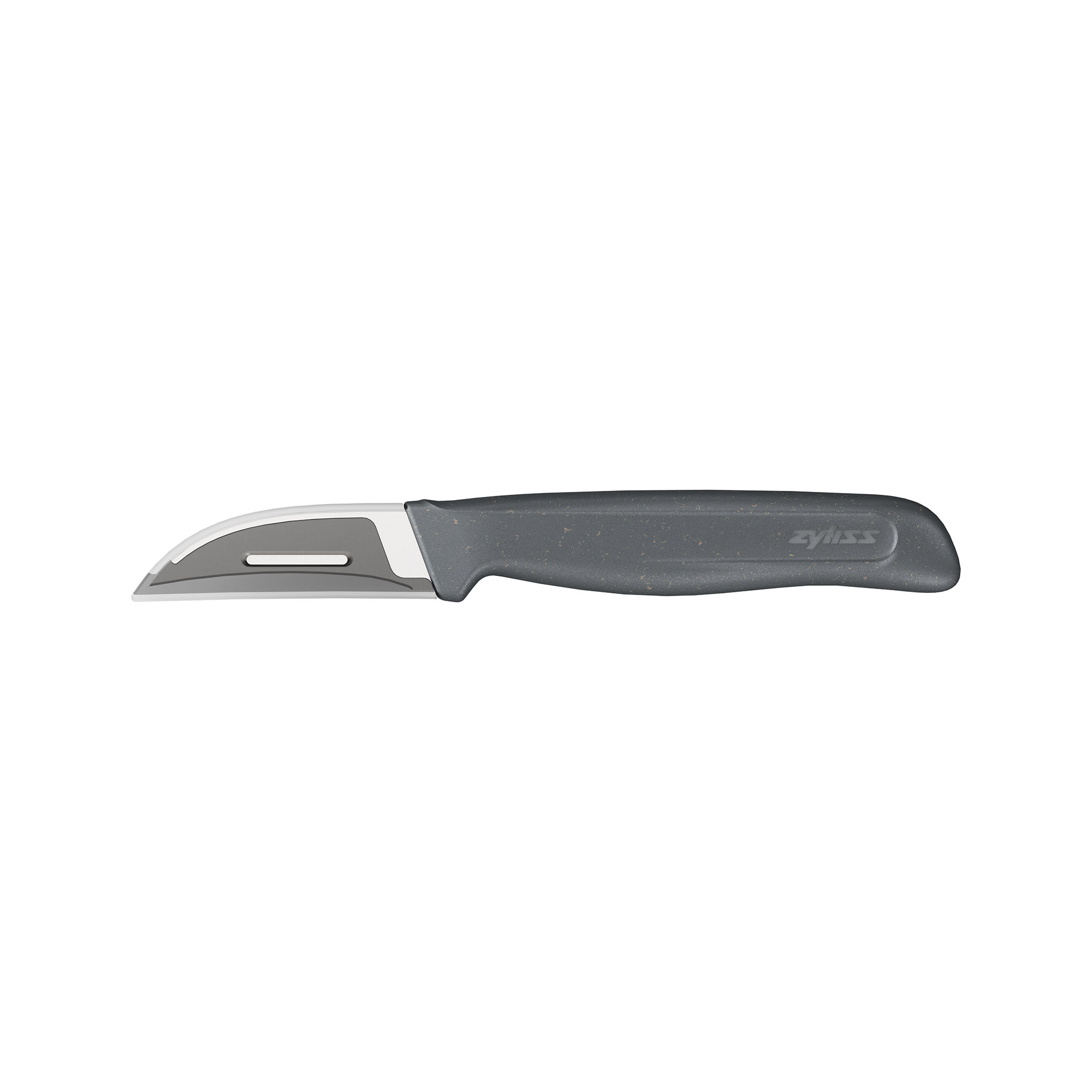 ZYLISS Schälmesser 6 cm Klingenlänge mit Griff aus Weizenstroh-Kunststoff
