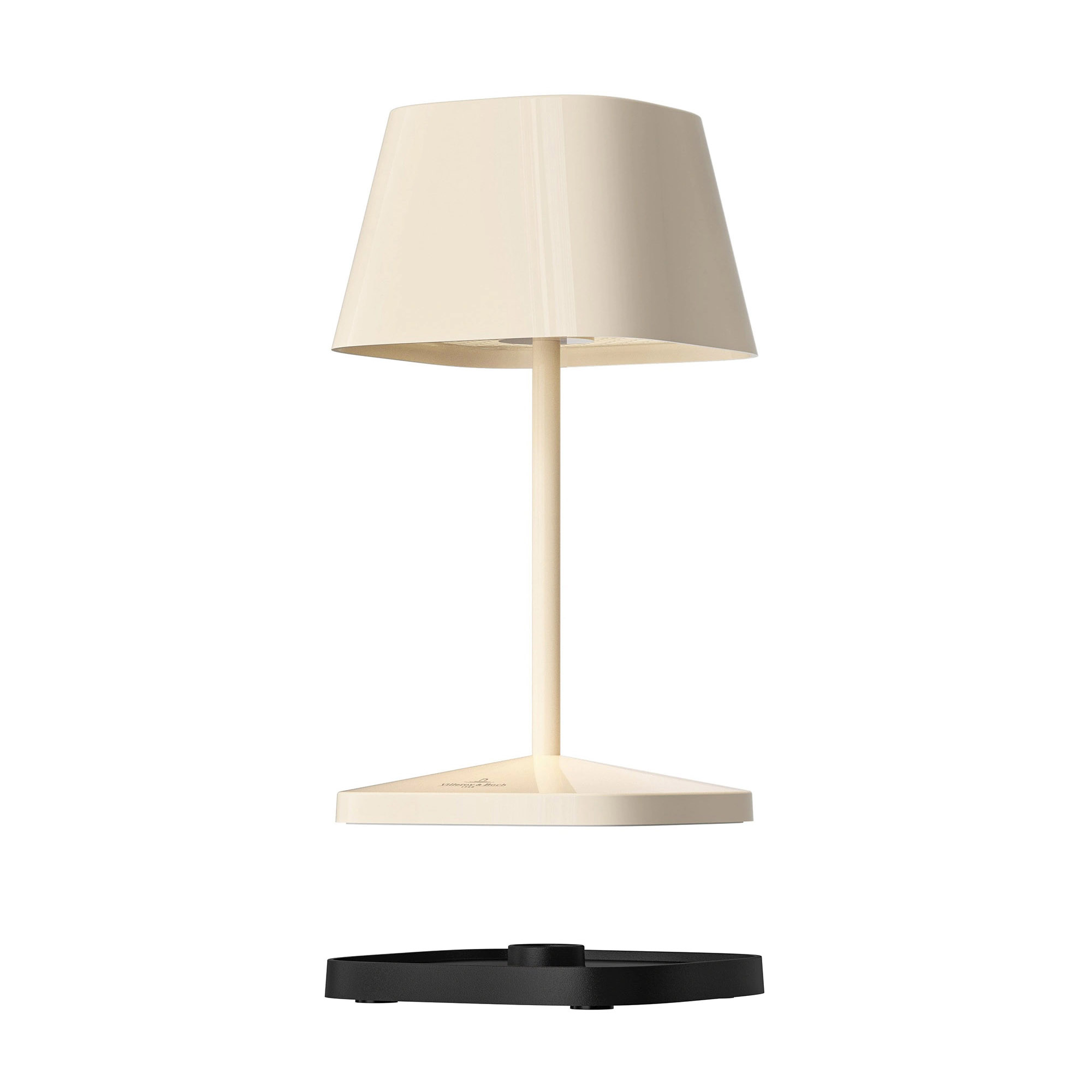 VILLEROY & BOCH LED-Tischlampe NEAPEL RC elfenbein ceramic in-/outdoor fernbedienbar