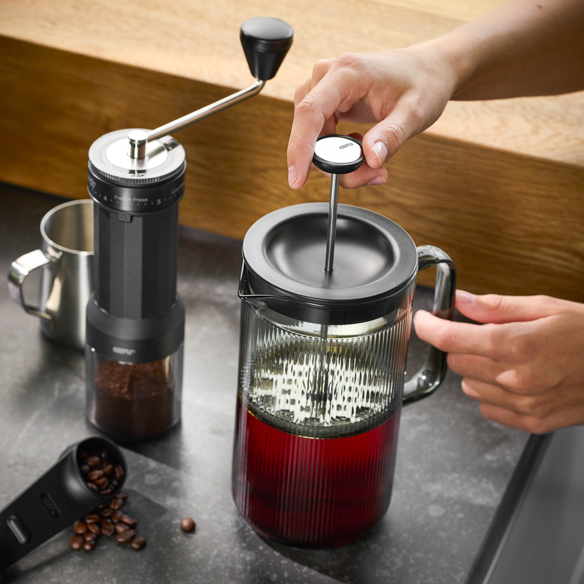 GEFU Kaffeebereiter CRISTIANO 0,6 Liter French Press