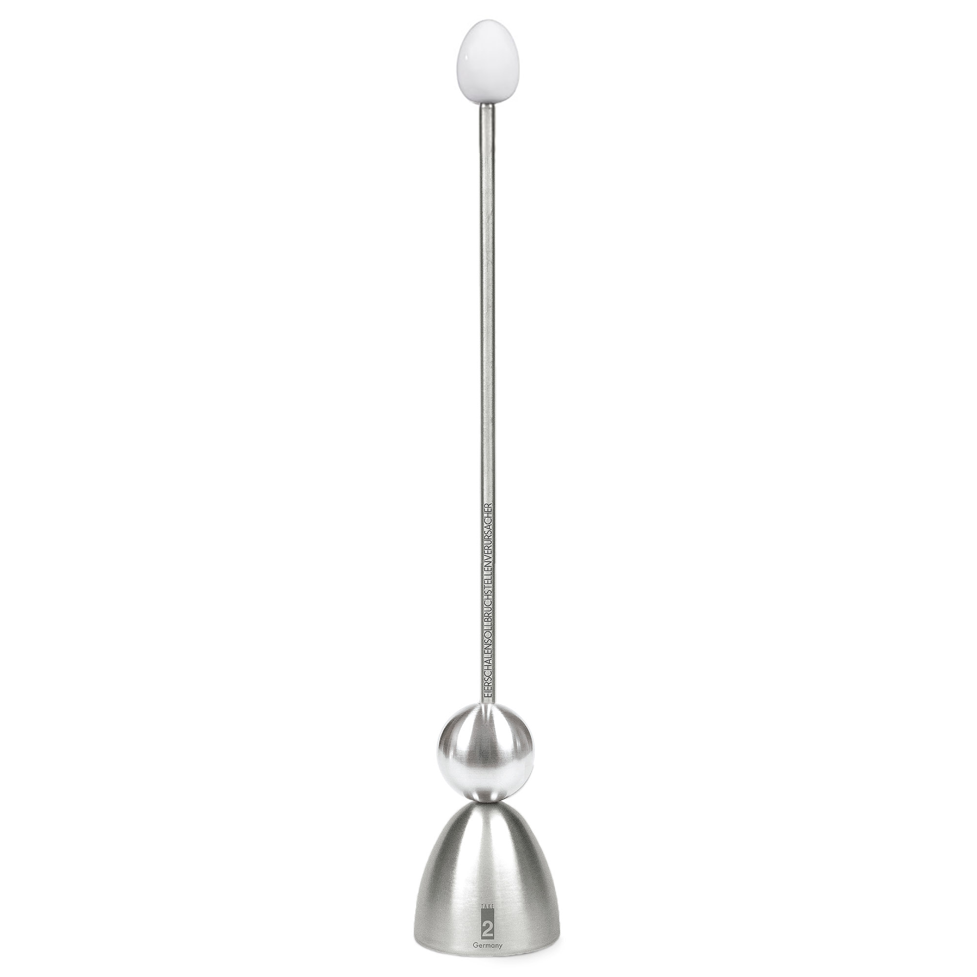 TAKE2 Eierköpfer Eieröffner CLACK Klassik Edition Birnenholzkugel