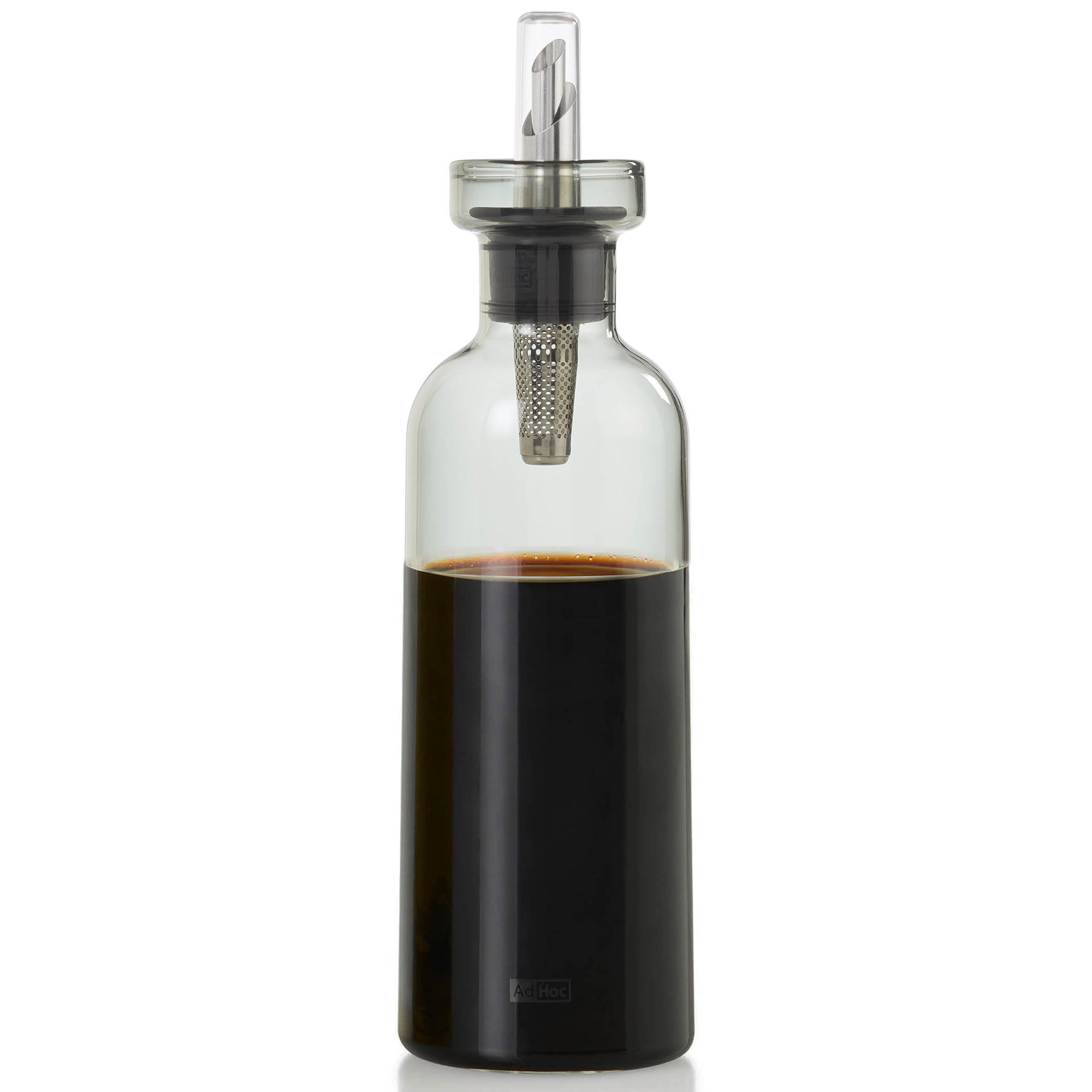 AdHoc Ölspender Essigspender AROMA POUR grey tropffreies Ausgießen 500 ml
