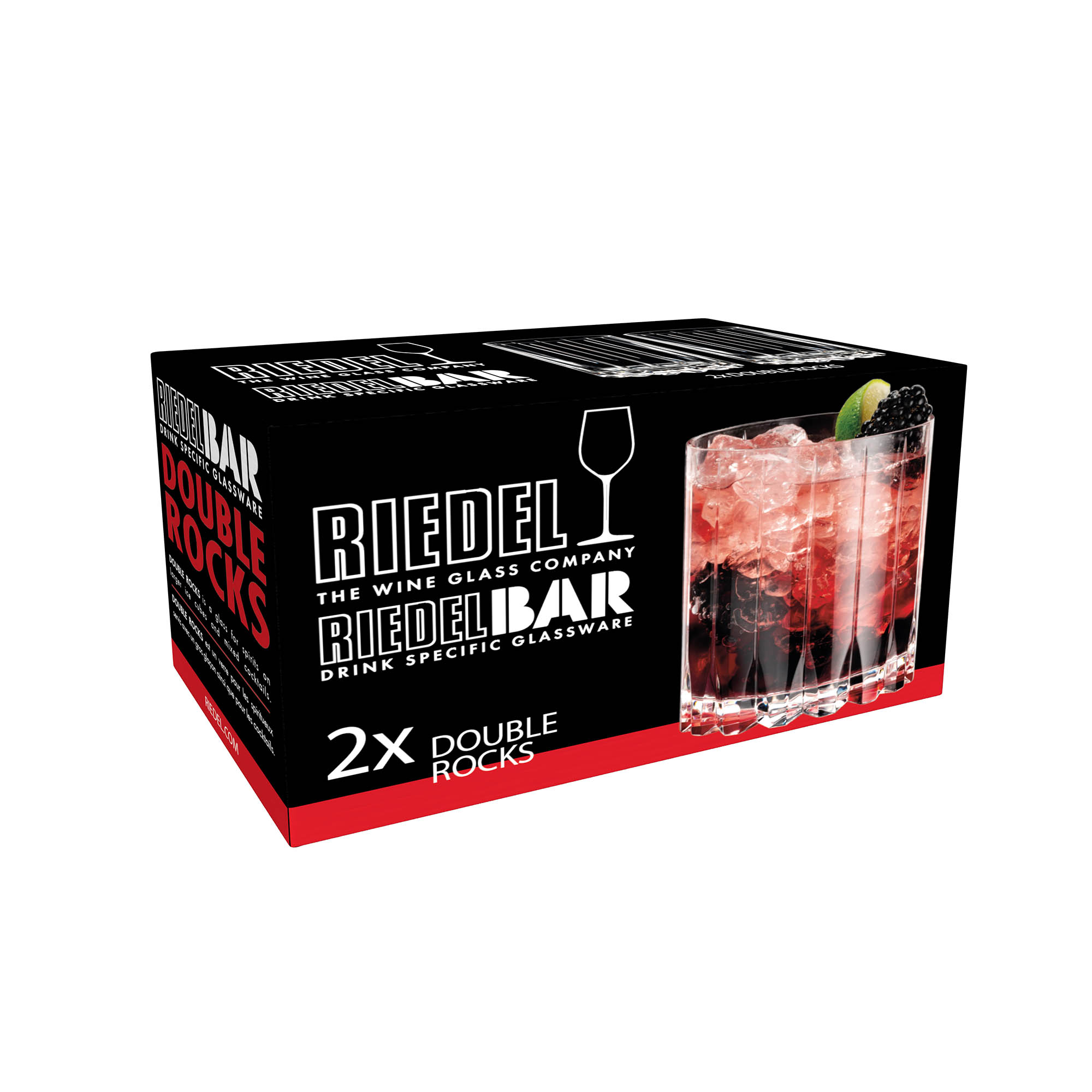 RIEDEL Drink Specific Glassware DOUBLE ROCKS 2 Stück im Set Inhalt 370 ml