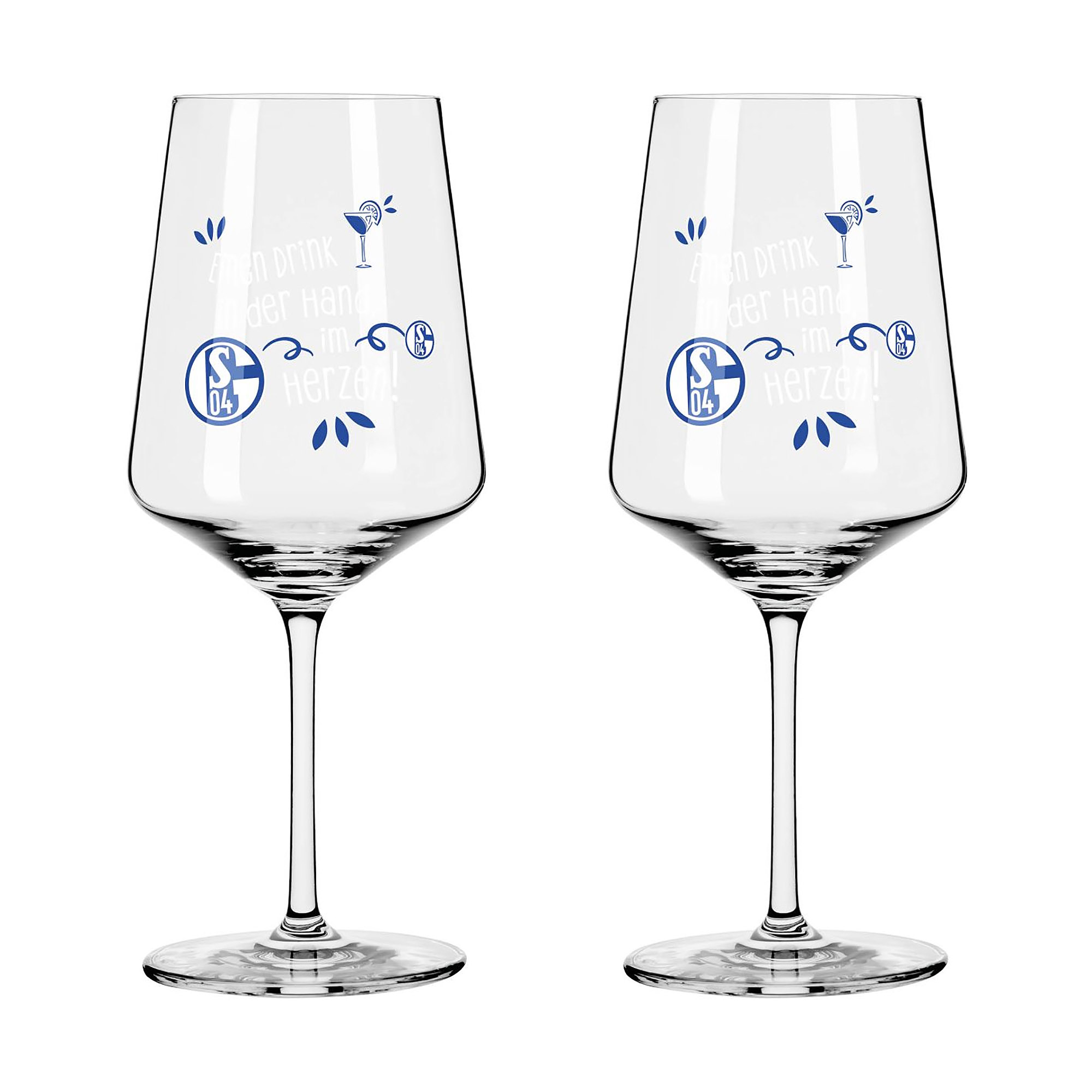 RITZENHOFF Cocktailglas Sprizz-Glas FC SCHALKE 04 Set mit 2 Stück à 544 ml