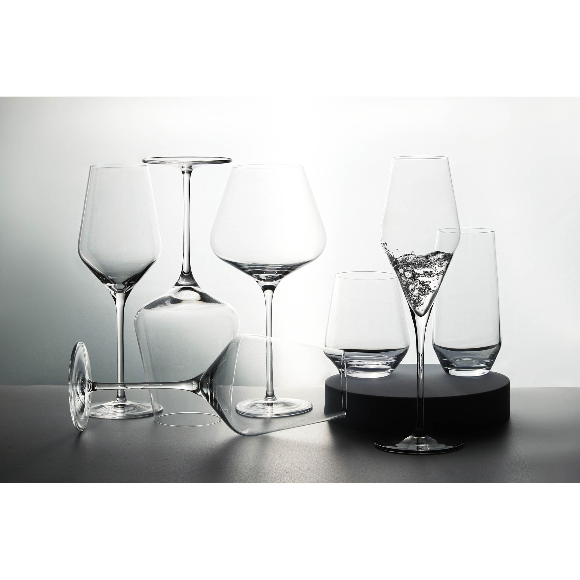 STÖLZLE LAUSITZ series QUATROPHIL / REVOLUTION whisky tumbler O.F. 6 pieces capacity 370 ml