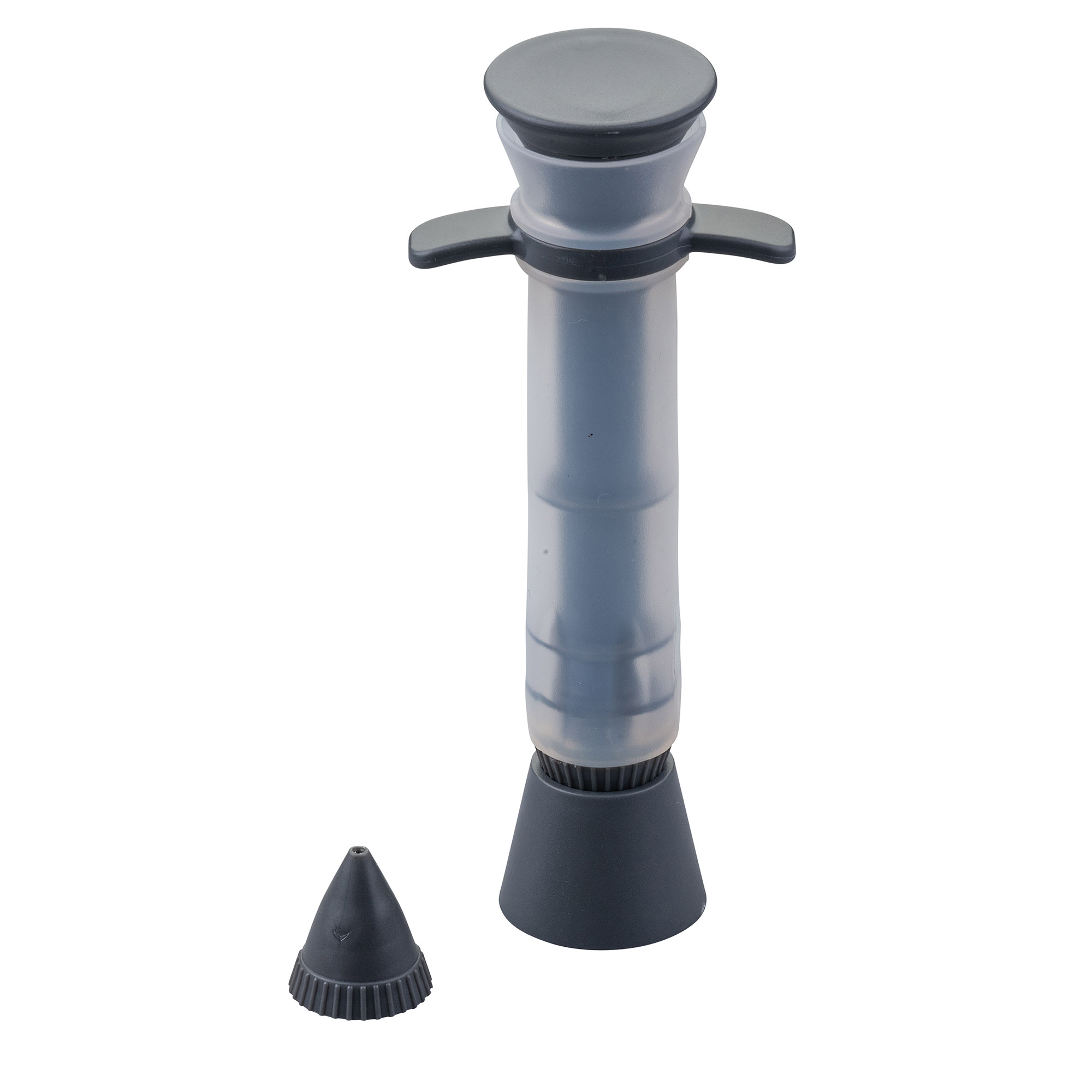 DR.OETKER Dekorierstift aus Silikon mit 2 Tüllen und Ständer