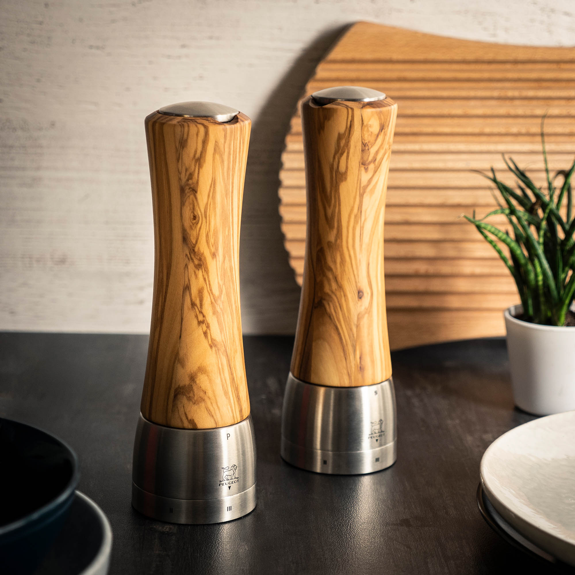 PEUGEOT Pfeffermühle DAMAN 16 cm Edelstahl Olivenholz U'Select