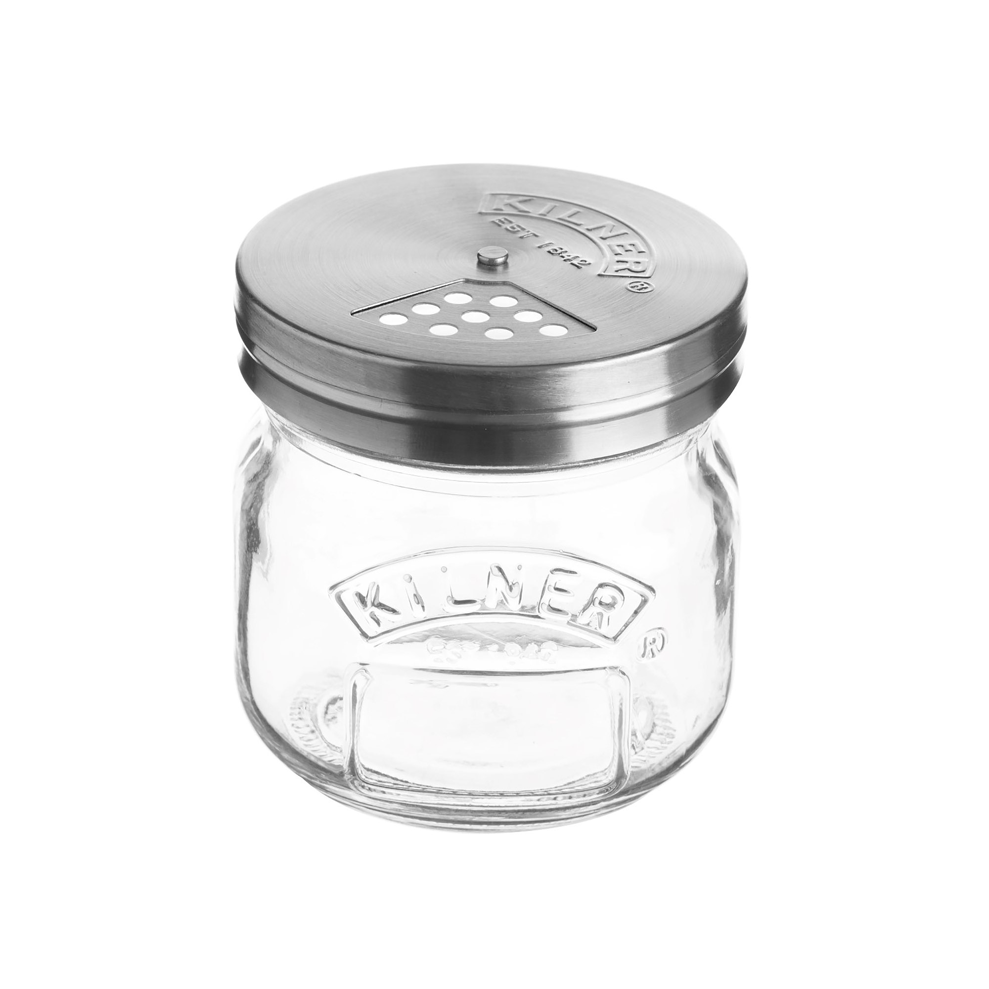 KILNER Streugläschen mit Drehverschluss Gewürzstreuer 0,25 Liter