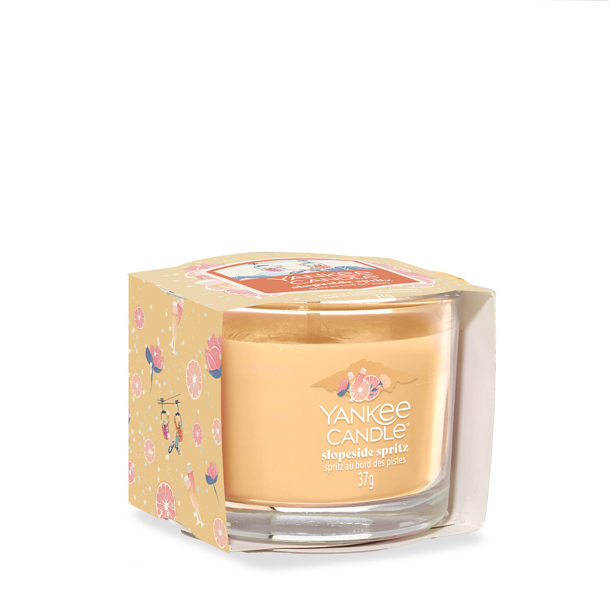YANKEE CANDLE glass votive candle SLOPESIDE SPRITZ 37 g scented candle