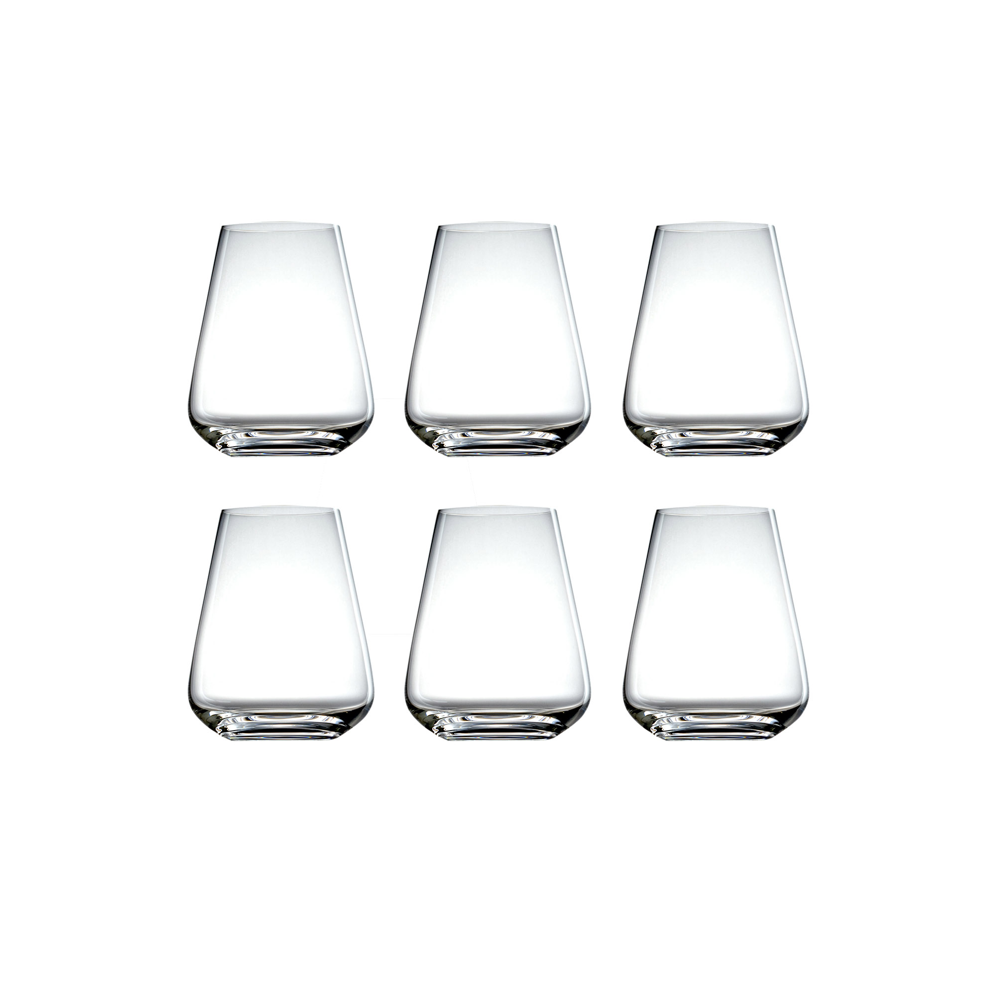 STÖLZLE LAUSITZ Serie Q1 Wasserbecher Tumbler mundgeblasen 6 Stück 570 ml