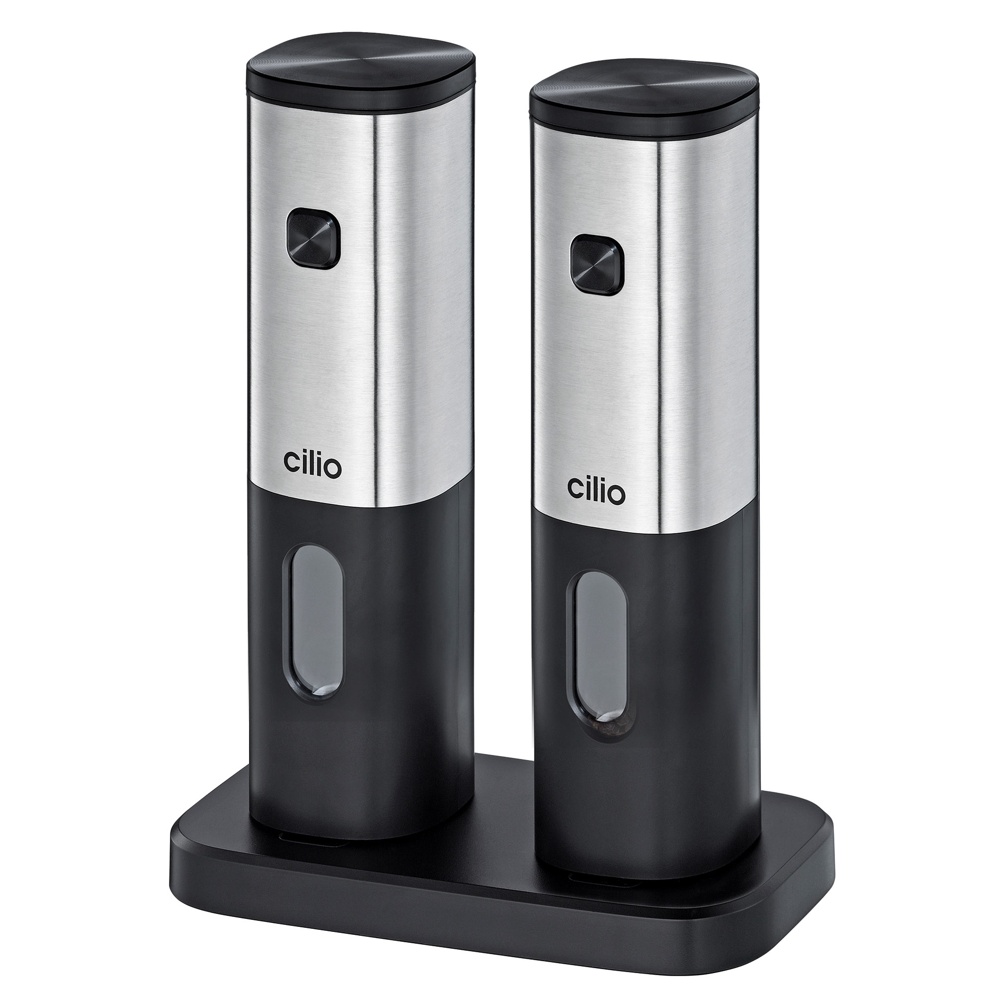 CILIO elektrische Pfeffermühle und Salzmühle TIVOLI im Set 18 cm