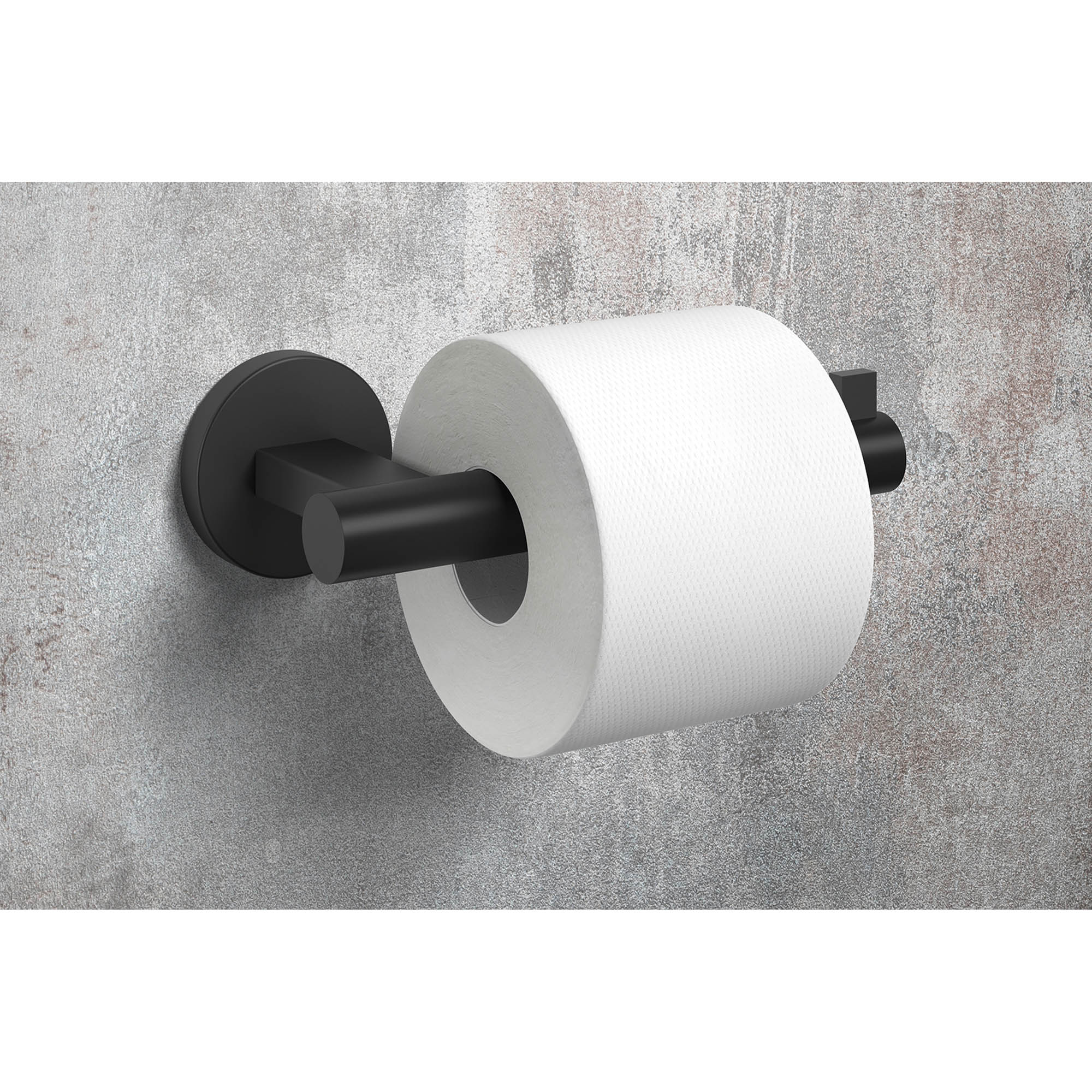 ZACK Toilettenpapierhalter SCALA aus Edelstahl schwarz