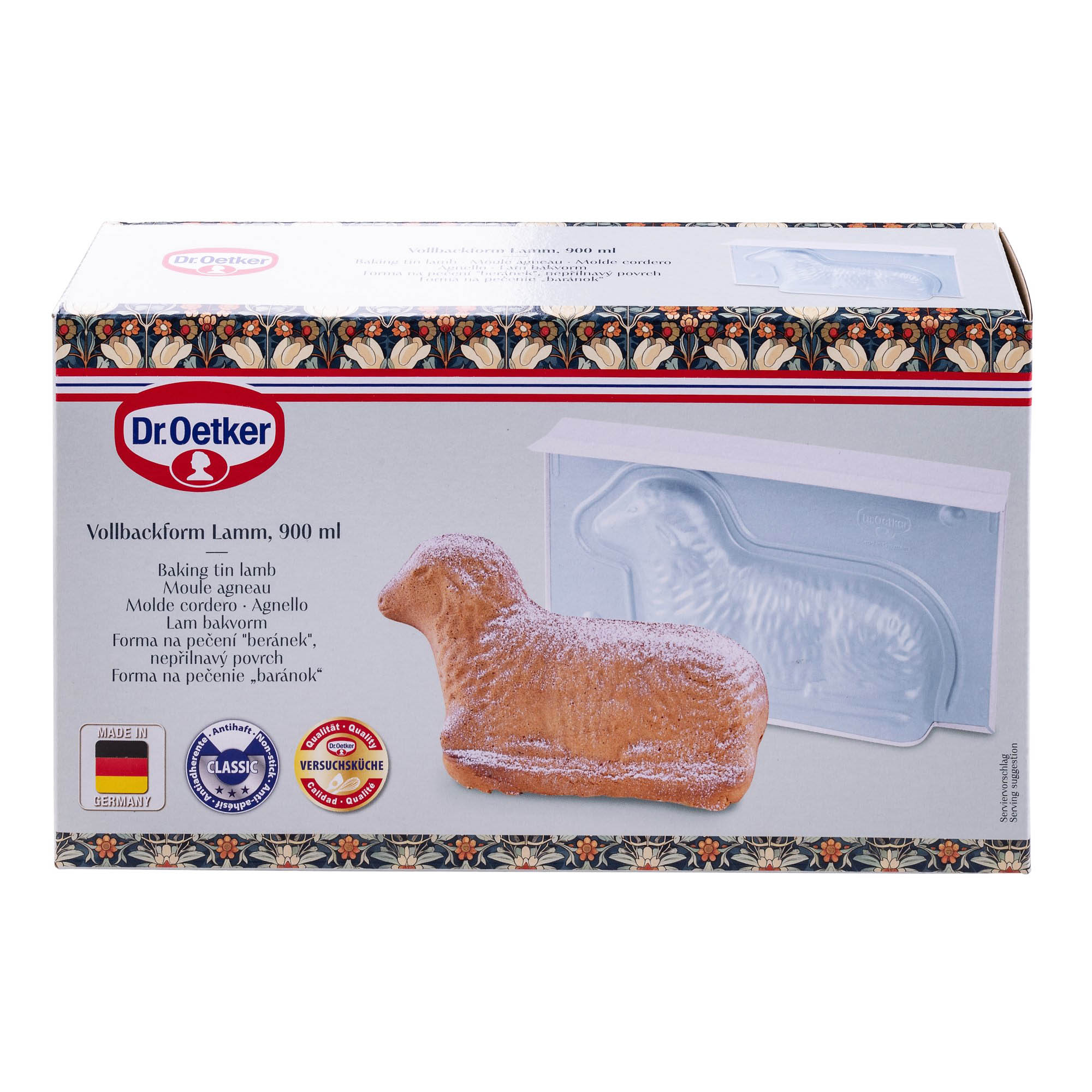 DR.OETKER Vollbackform Lamm VINTAGE EASTER BAKERY 0,9 Liter Ostern
