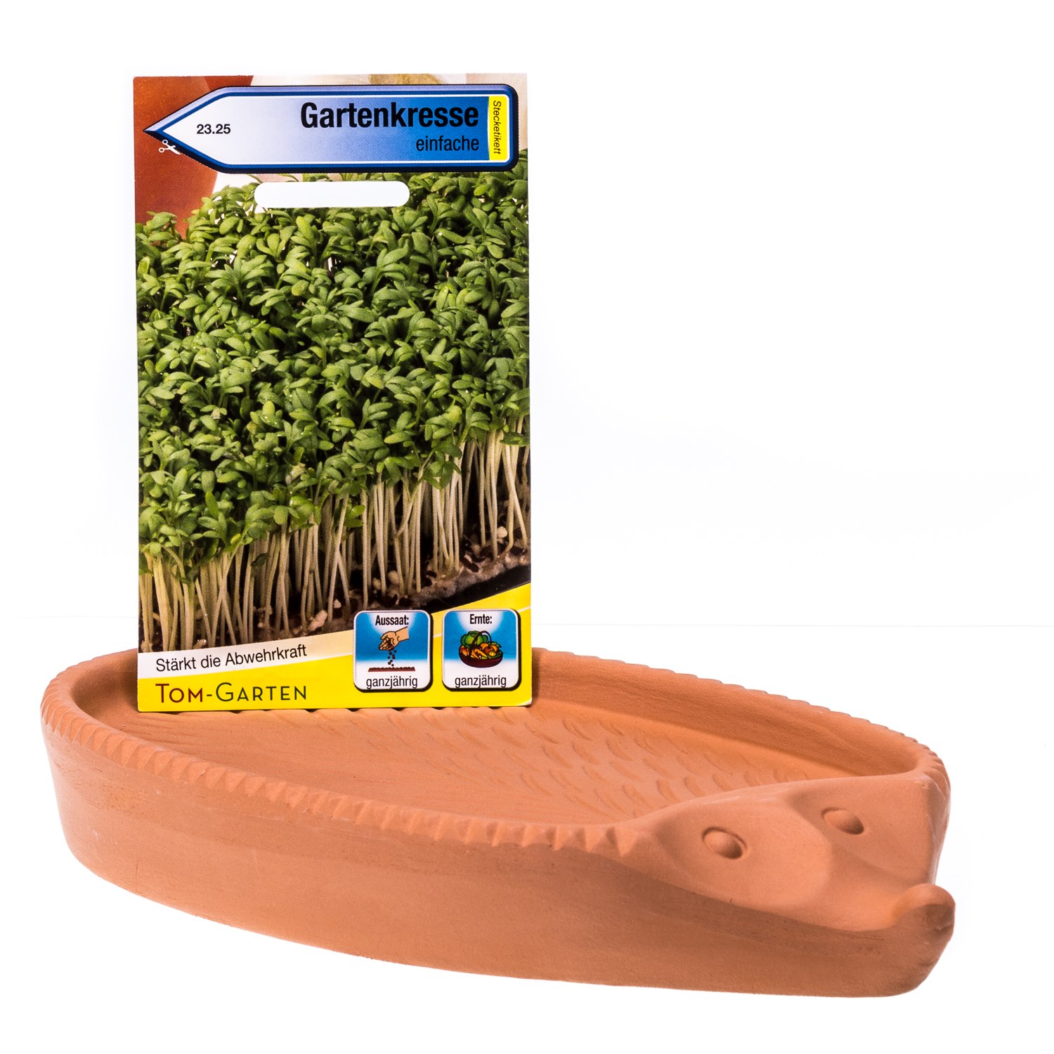 RÖMERTOPF Kresseigel zum Selberzüchten von Kresse / Kräutertier