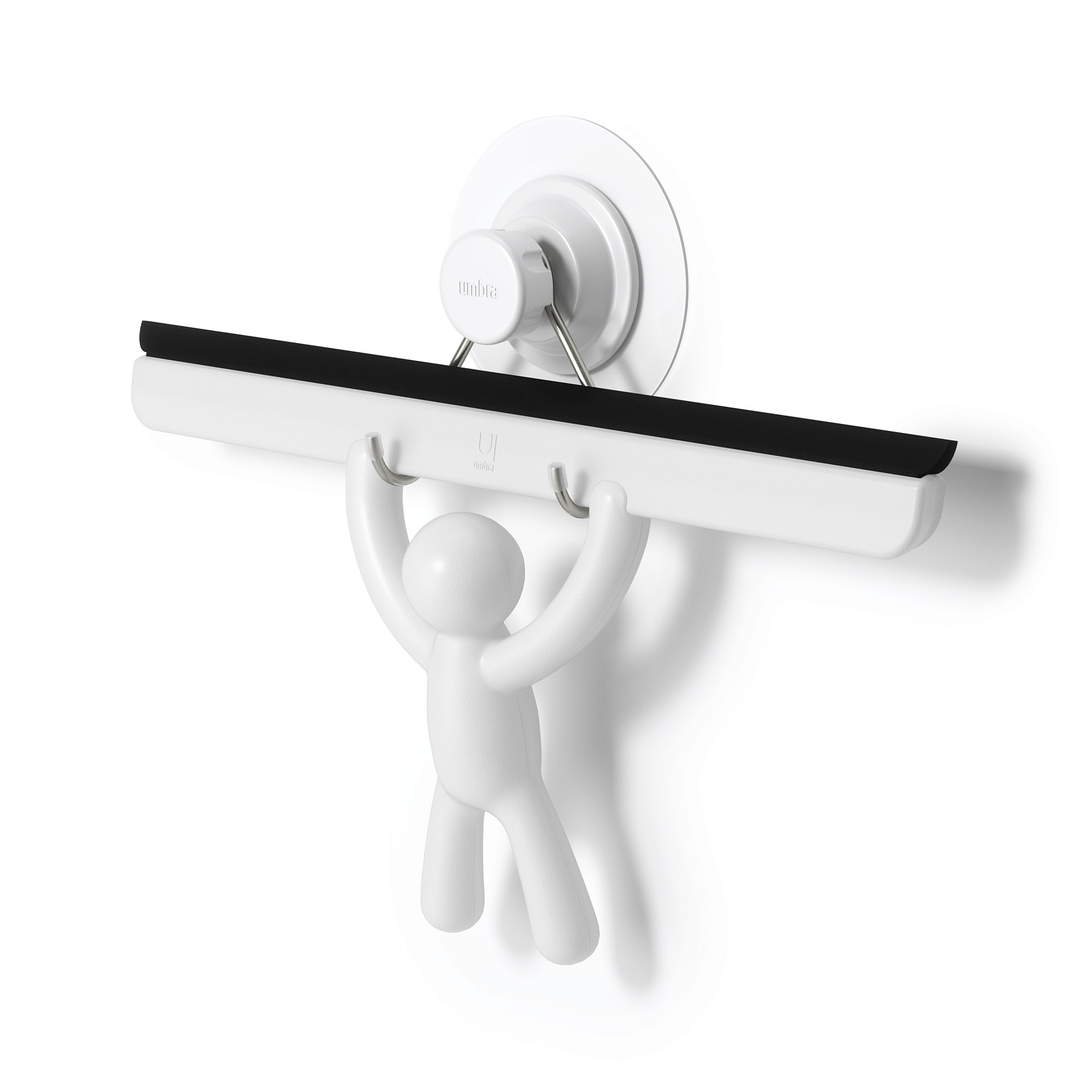 UMBRA Duschkabinenabzieher Badwischer BUDDY SQUEEGEE weiß