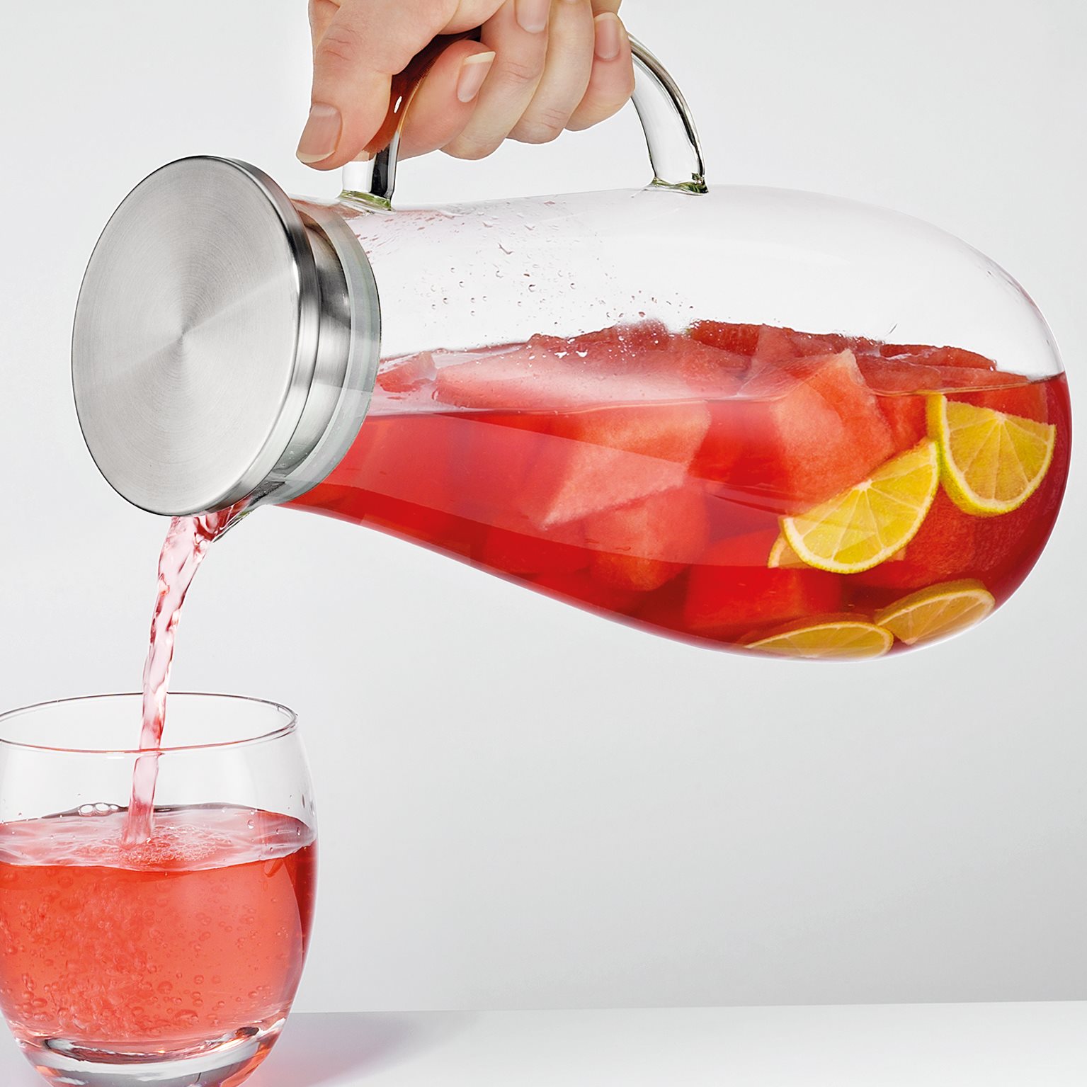 CILIO water carafe / water jug TROPICANA 2.0 litres with handle + lid