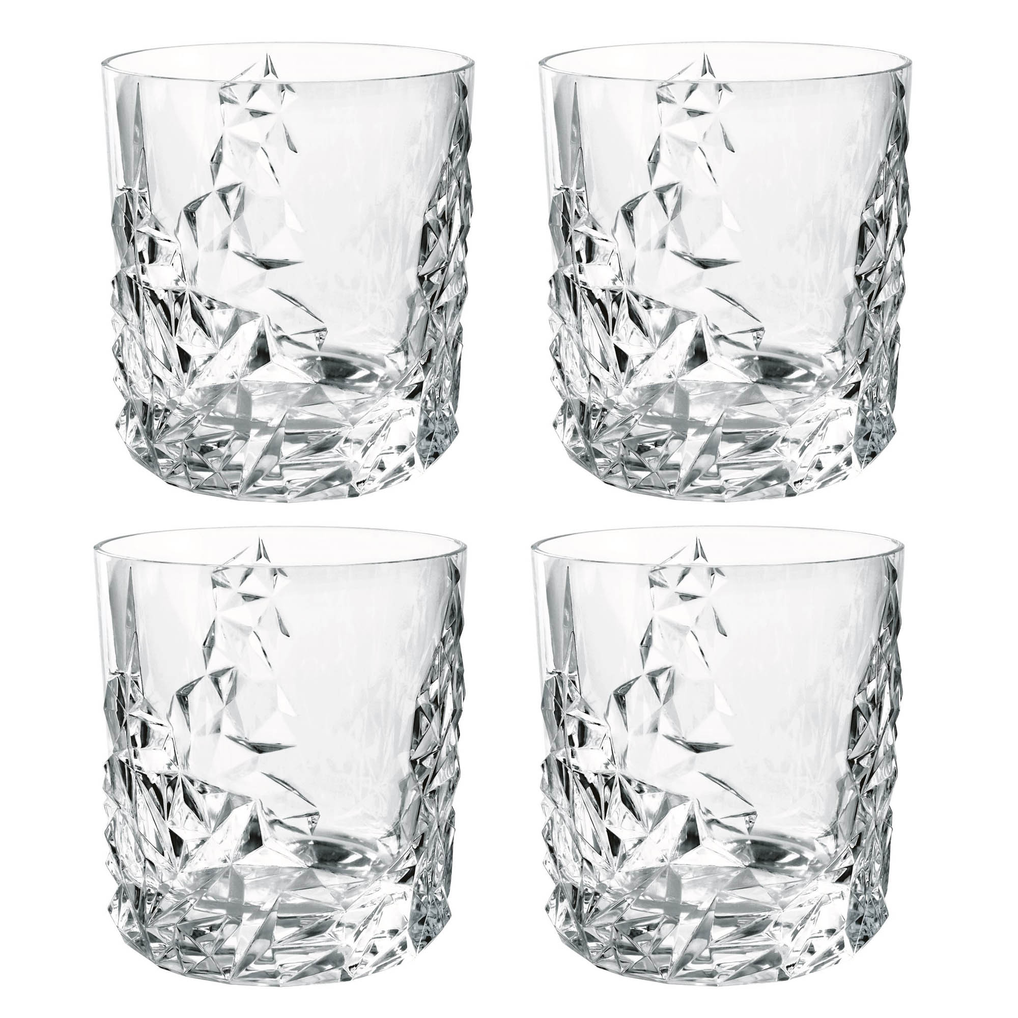 NACHTMANN Serie Sculpture Becher-Set 4 Gläser Inhalt 365 ml Whiskygläser