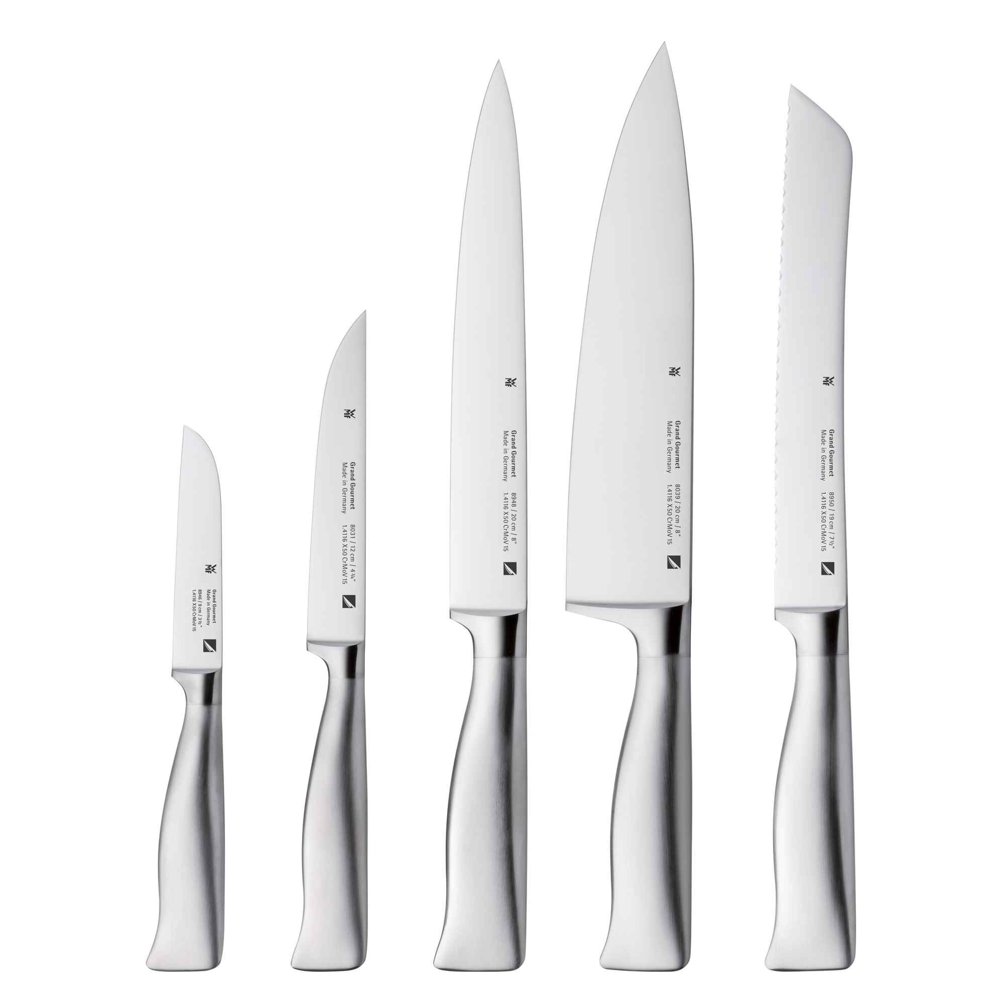 WMF GRAND GOURMET Messerset 5 teilig Performance Cut