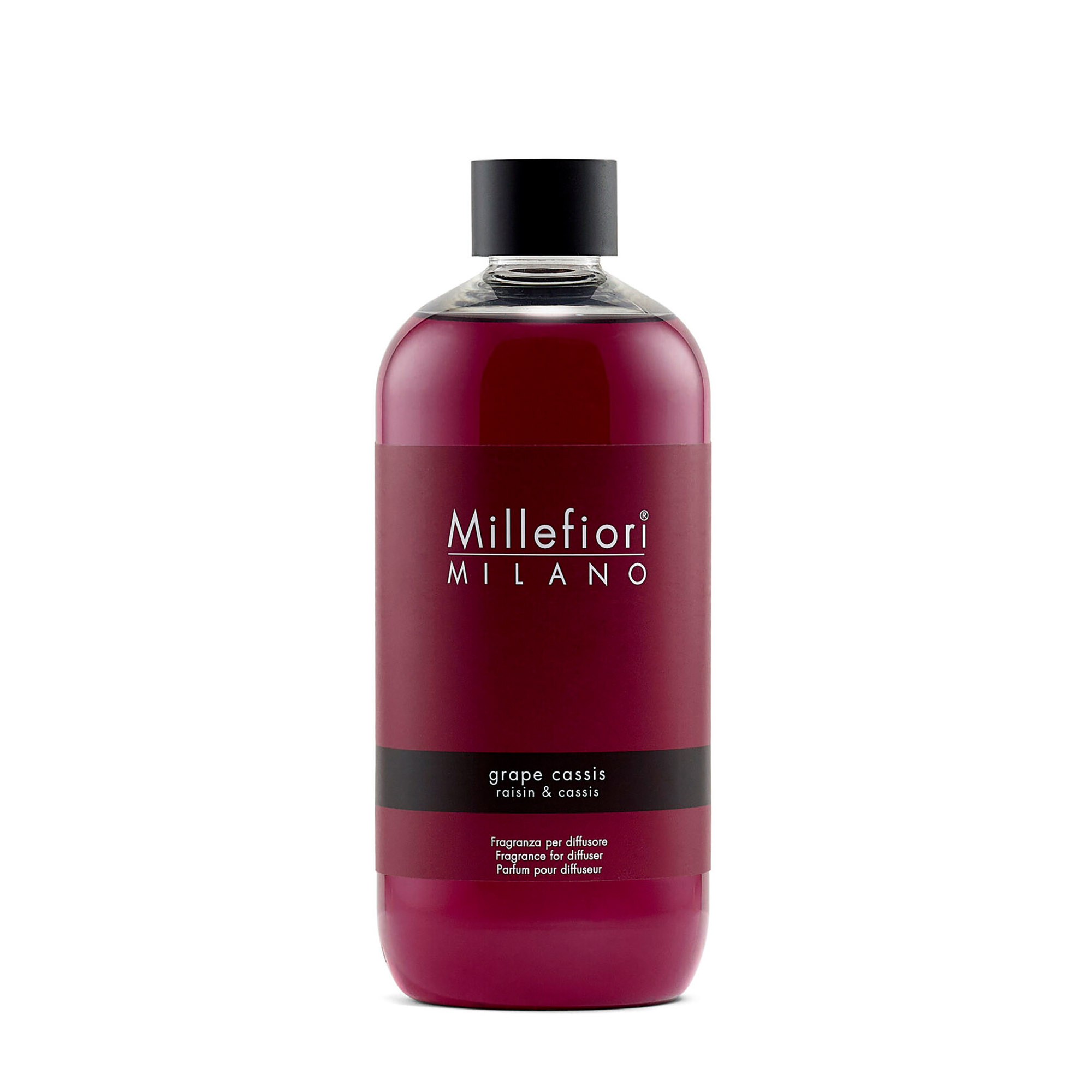 MILLEFIORI MILANO Raumduft Diffuser Nachfüllflasche 500 ml GRAPE CASSIS