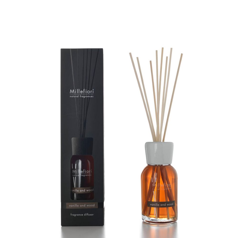 MILLEFIORI MILANO Raumduft Diffuser 100 ml VANILLA & WOOD