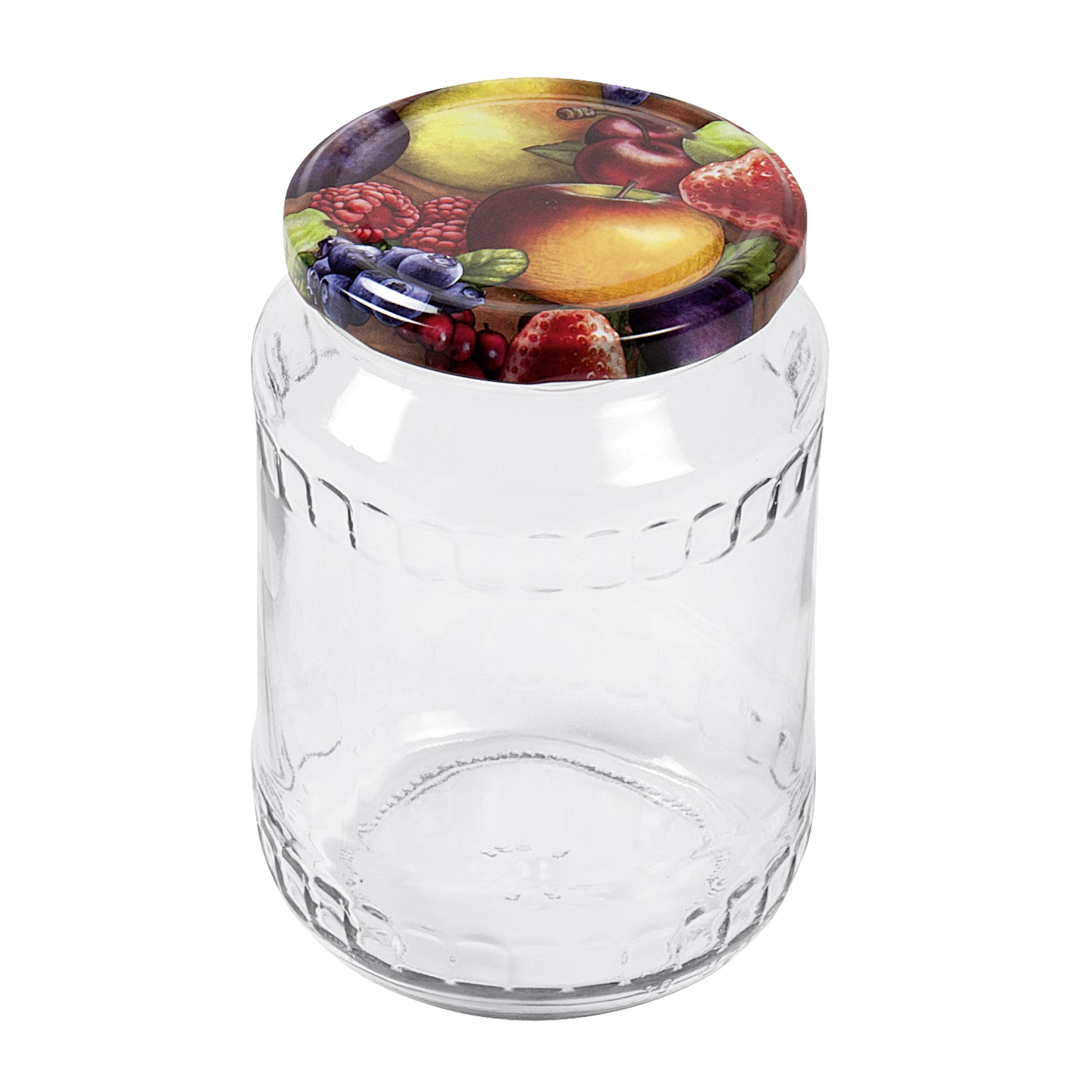 EMSY Einmachglas mit Schraubdeckel 0,72 Liter Schraubdeckelglas 12 Stück im SET