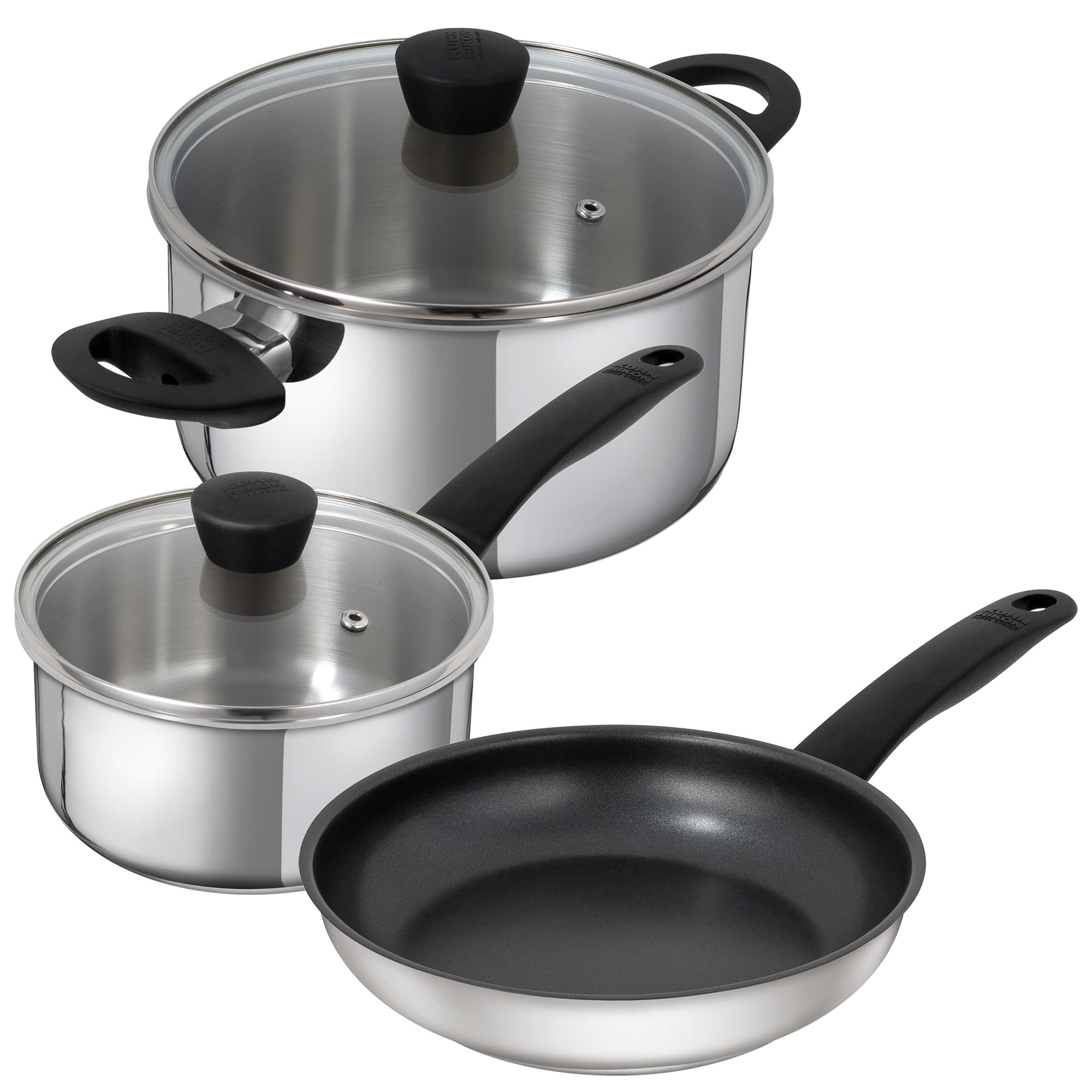 KUHN RIKON Topf-Set CLASSIC 3-teilig Kochtopf, Stielkasserolle, Bratpfanne
