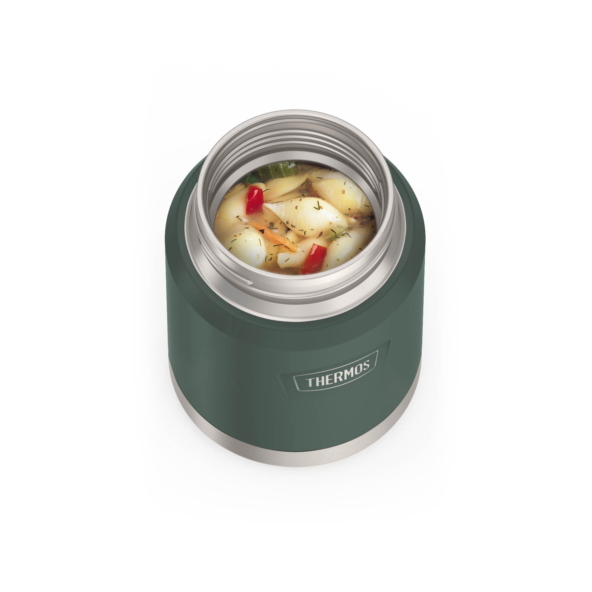 THERMOS Isolierspeisegefäß ICON FOOD JAR 0,47 Liter Edelstahl doppelwandig forest
