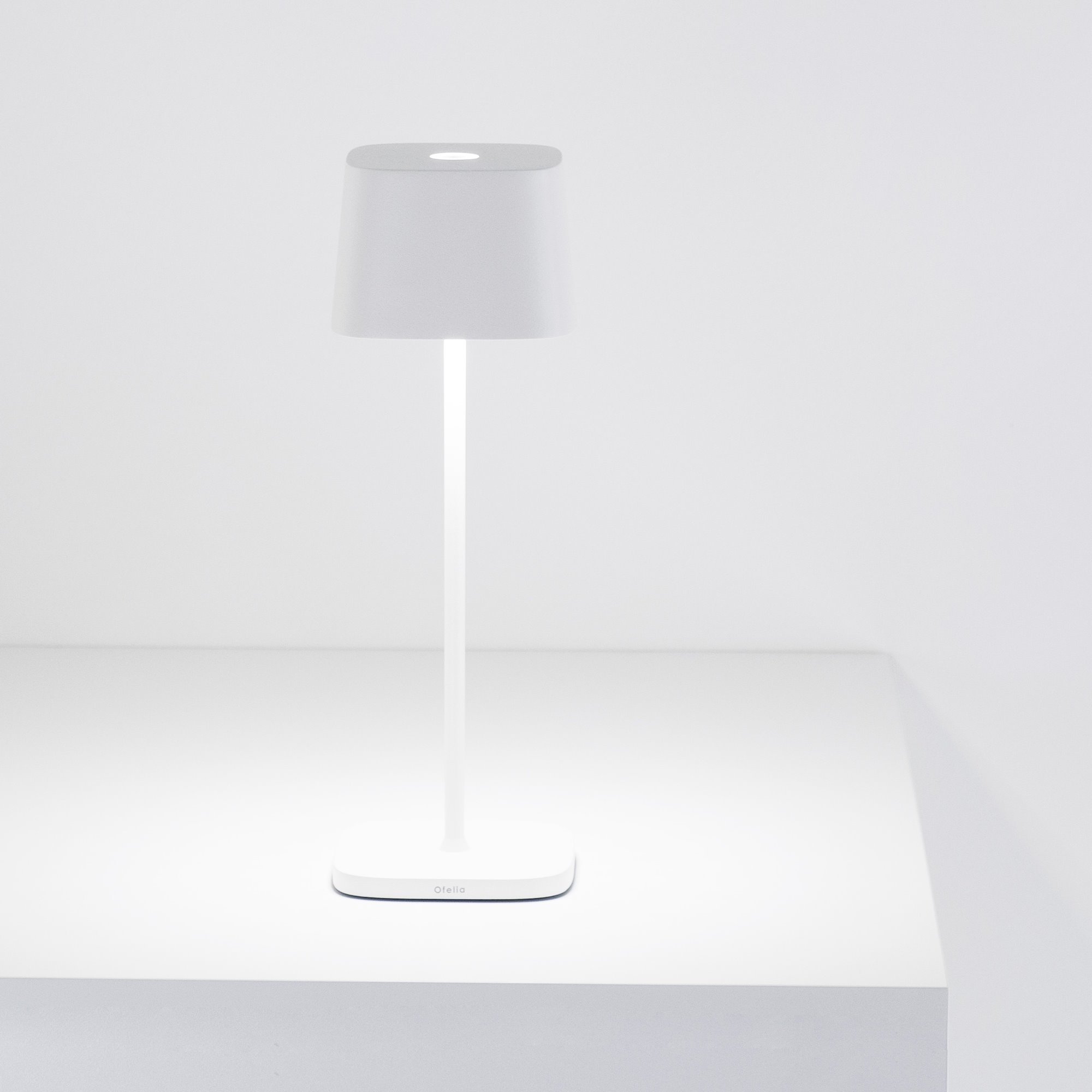 ZAFFERANO LED table lamp OFELIA PRO 29 cm white
