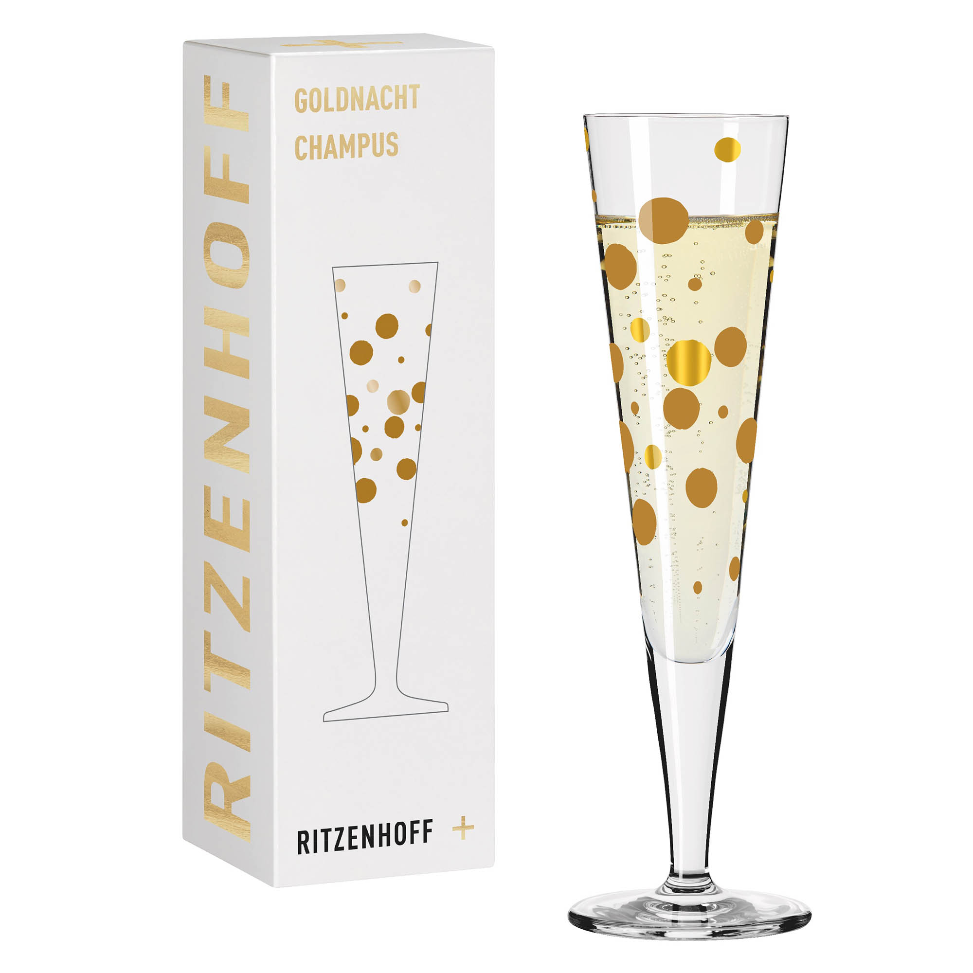 RITZENHOFF Champagnerglas GOLDNACHT No 41 Inhalt 205 ml