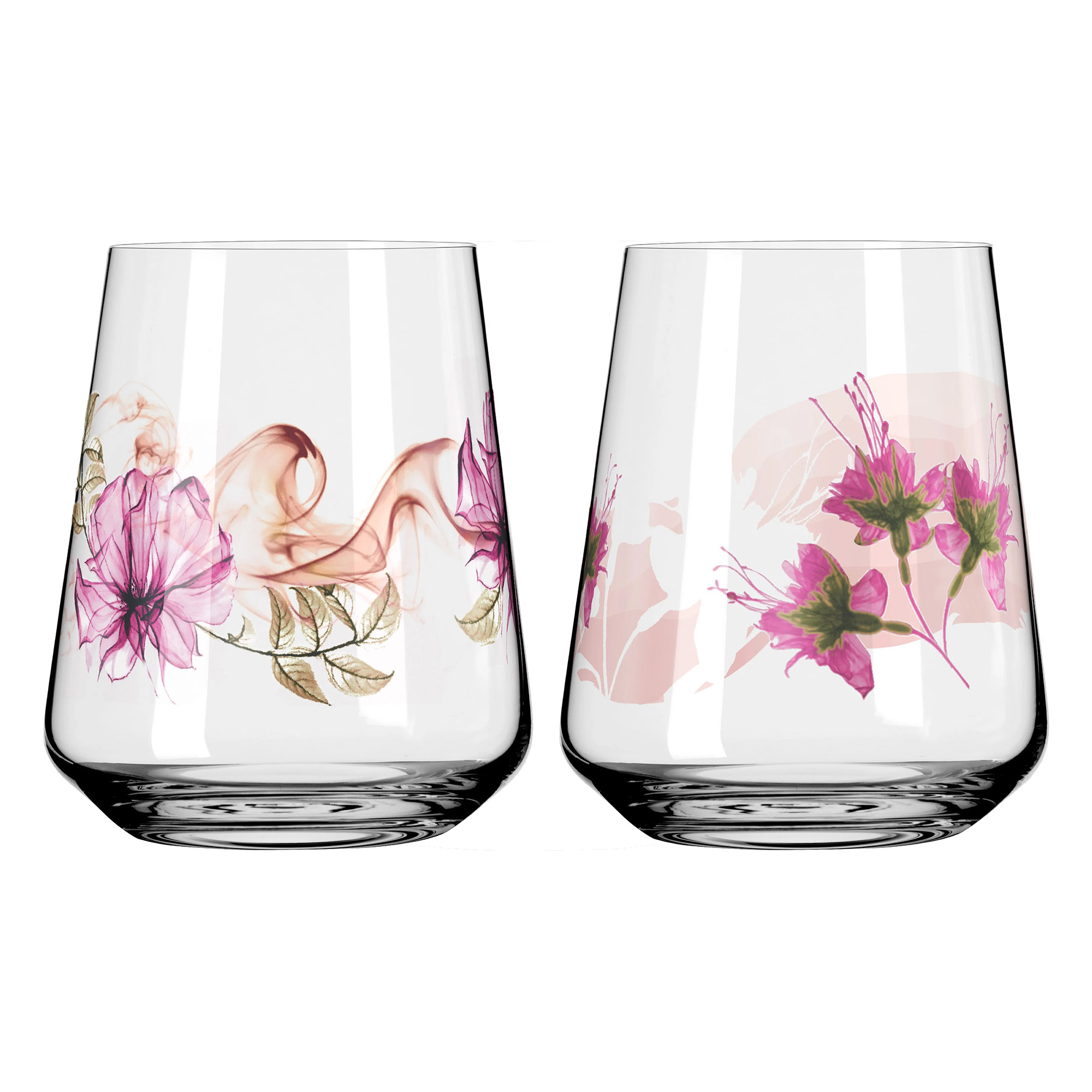 RITZENHOFF water glass set Allround glass SOMMERSONETT # 1 / # 2 500 ml each 2 pieces