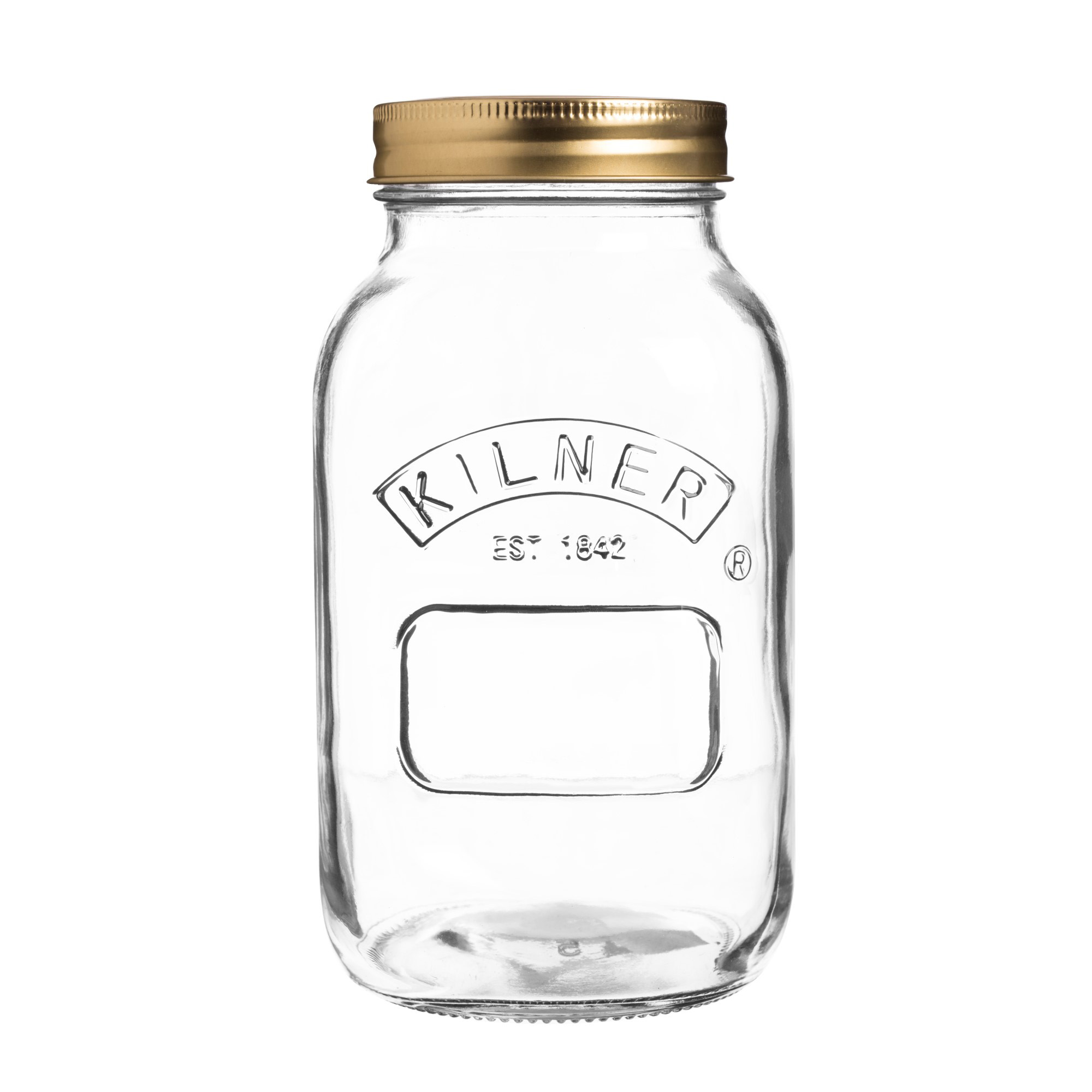 KILNER Einmachglas mit Schraubdeckel 1 Liter Vorratsglas