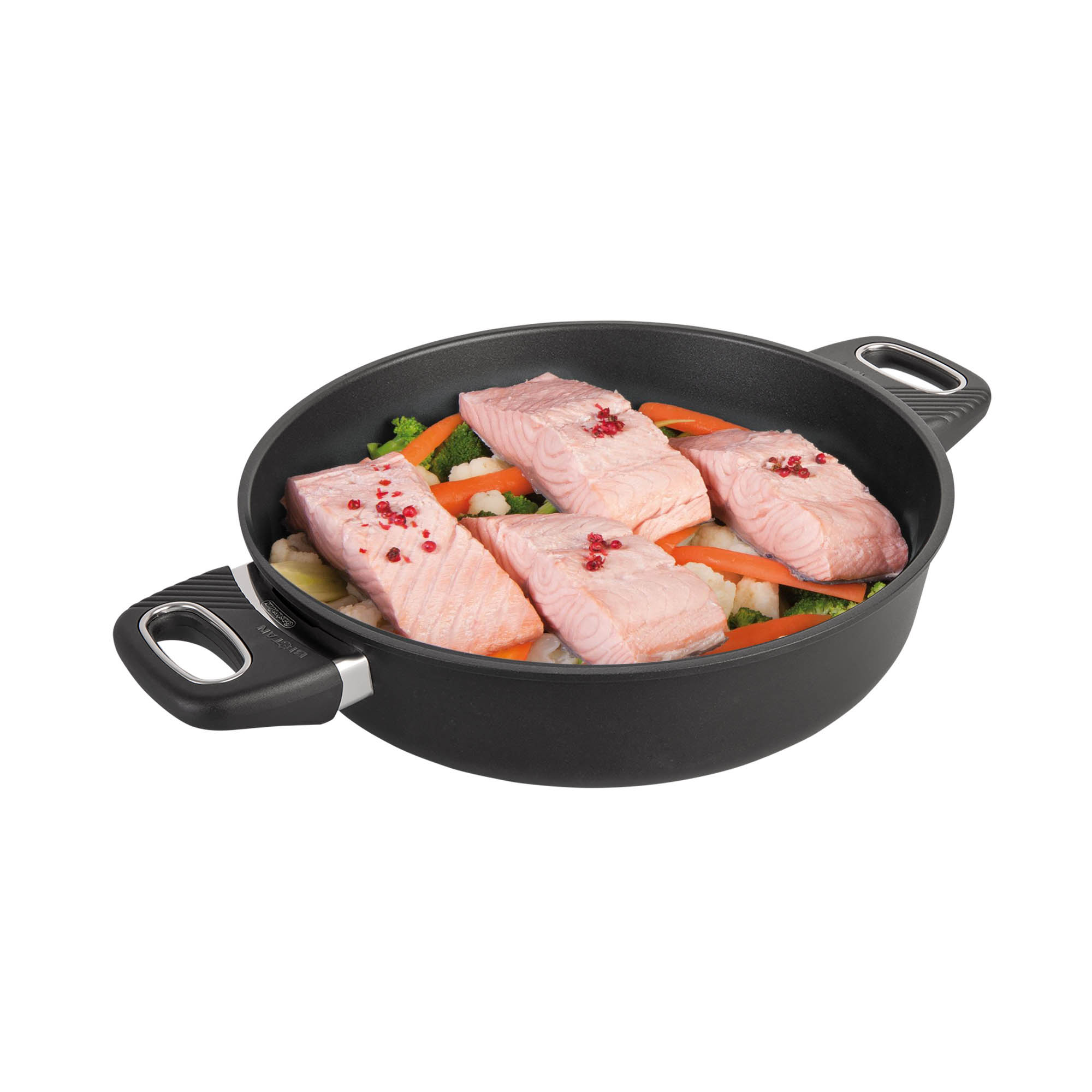 GASTROLUX Guss-Servierpfanne BIOTAN PLUS 28 cm Höhe 7,5 cm INDUKTION