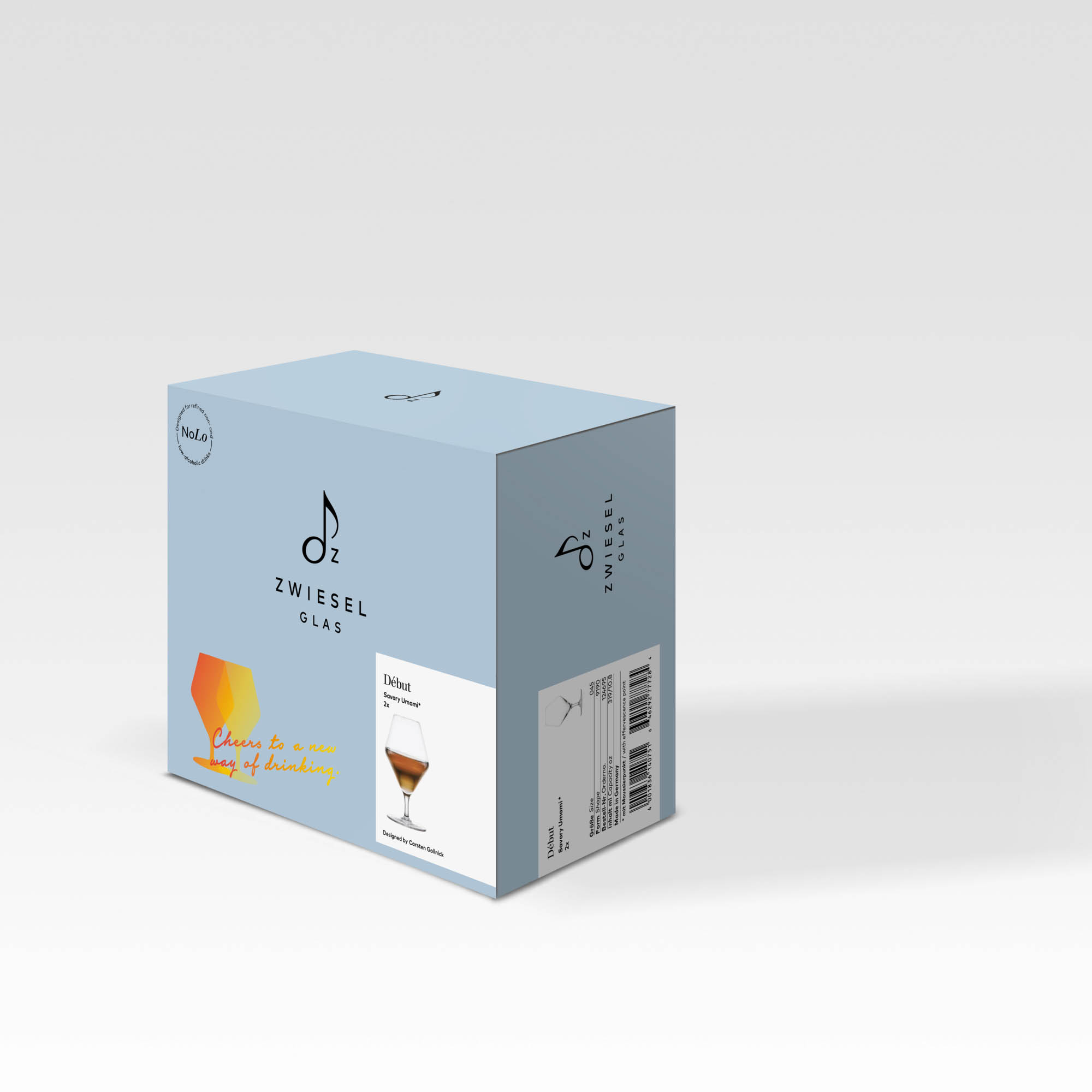 ZWIESEL GLAS Serie DÉBUT breites Aromaglas SAVORY UMAMI 2 Stück Inhalt 319 ml