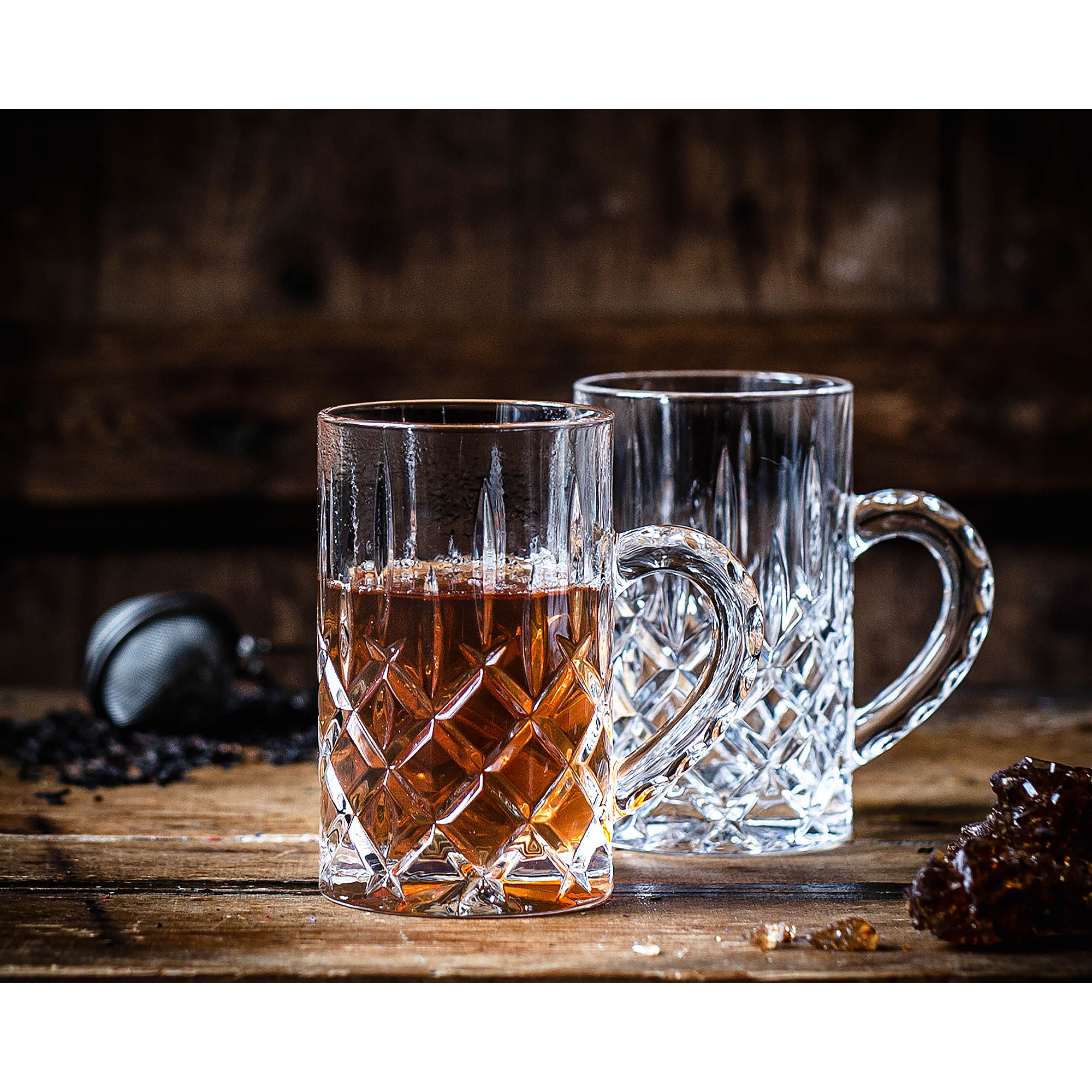 NACHTMANN Serie Noblesse Teegläser-Set 2 Teebecher mit Henkel Inhalt 250 ml