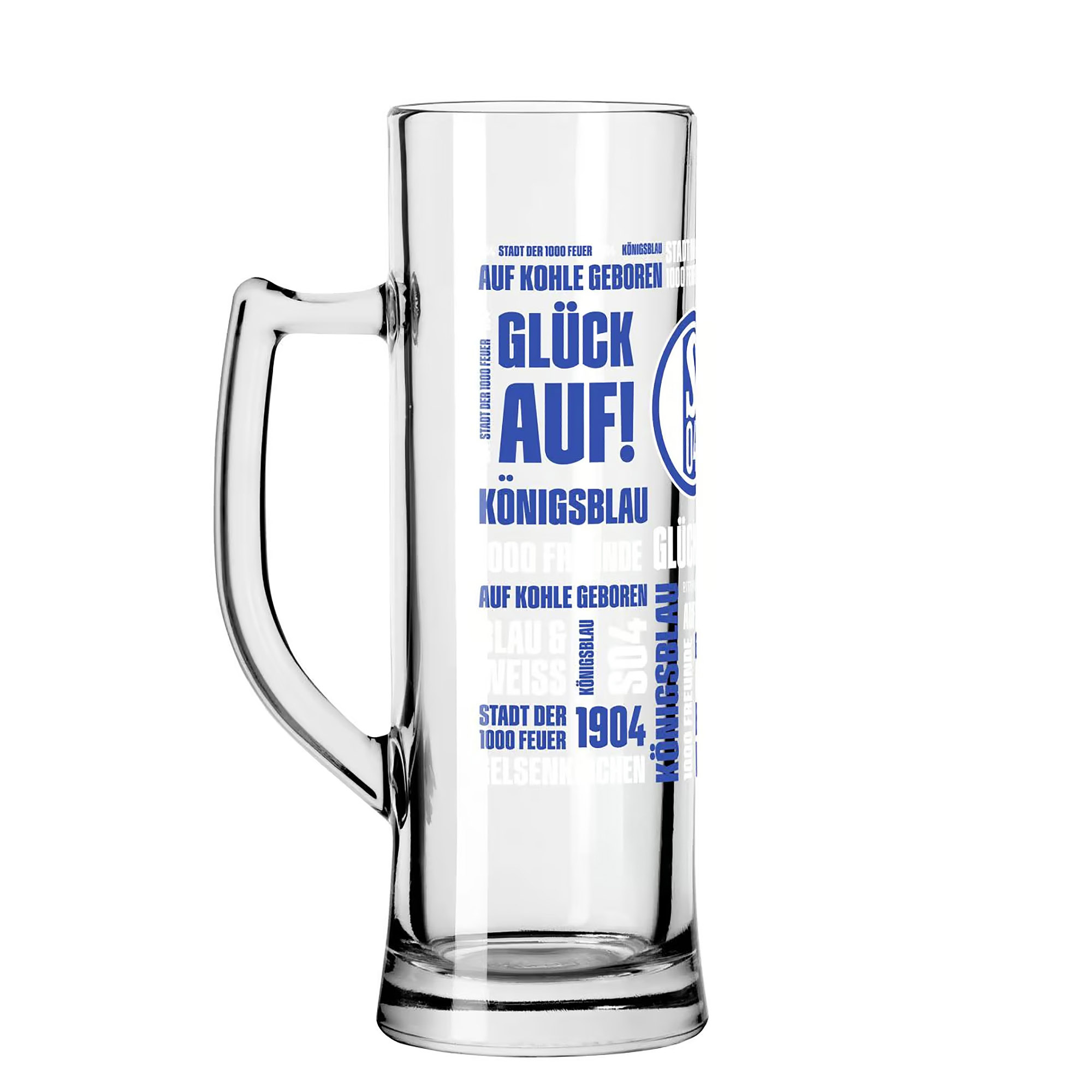 RITZENHOFF Bierglas Bierkrug Bierseidel FC SCHALKE 04 Inhalt 584 ml