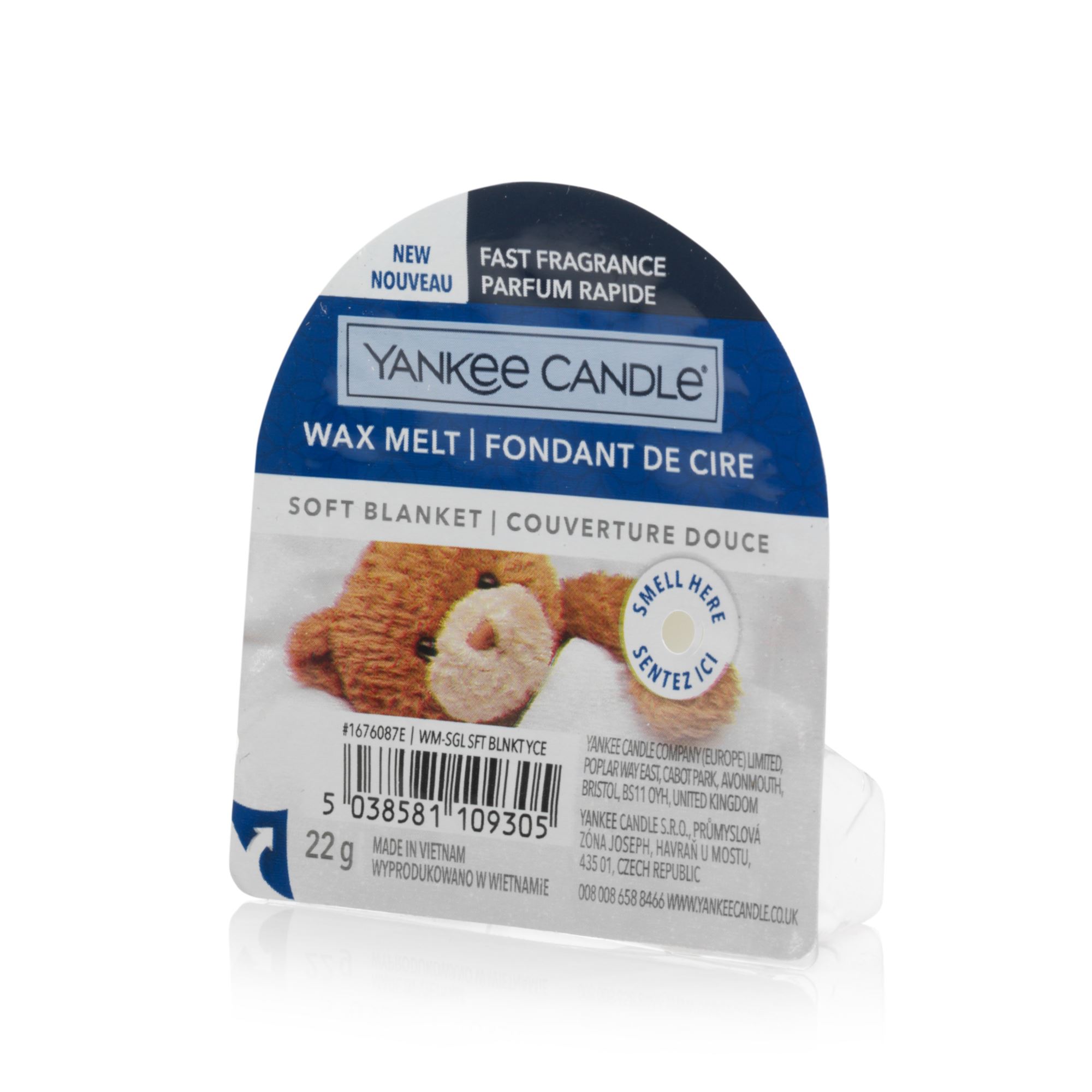 YANKEE CANDLE Wax Melt SOFT BLANKET 22 g Duftwachs