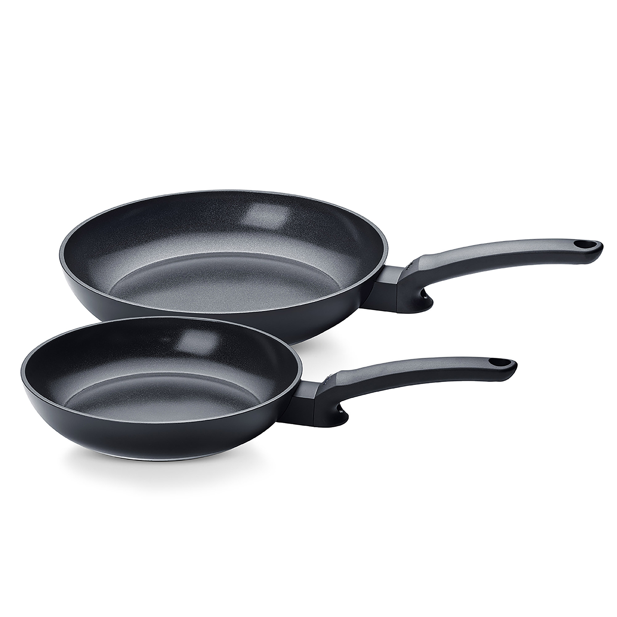 FISSLER Pfannen-Set CERATAL EVO CLASSIC schwarz 24 cm + 28 cm INDUKTION