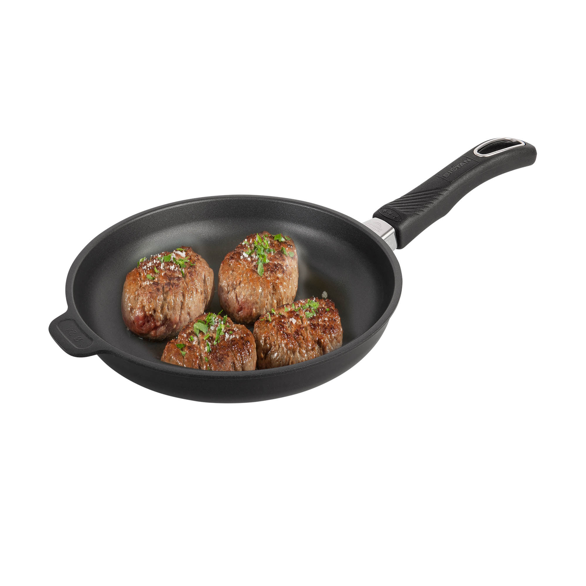 GASTROLUX Guss-Bratpfanne EVO 24 cm Höhe 4,5 cm INDUKTION PFAS-frei