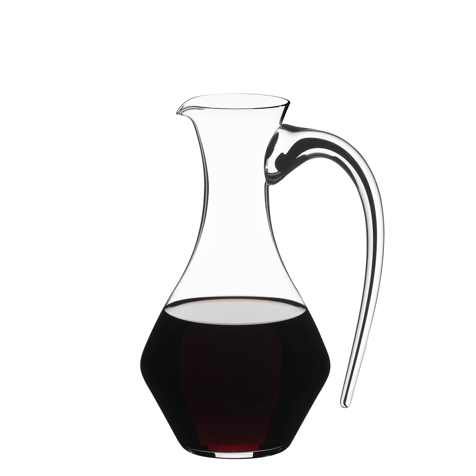 RIEDEL FATTO A MANO series Cabernet decanter 0.75 litre mouth-blown black