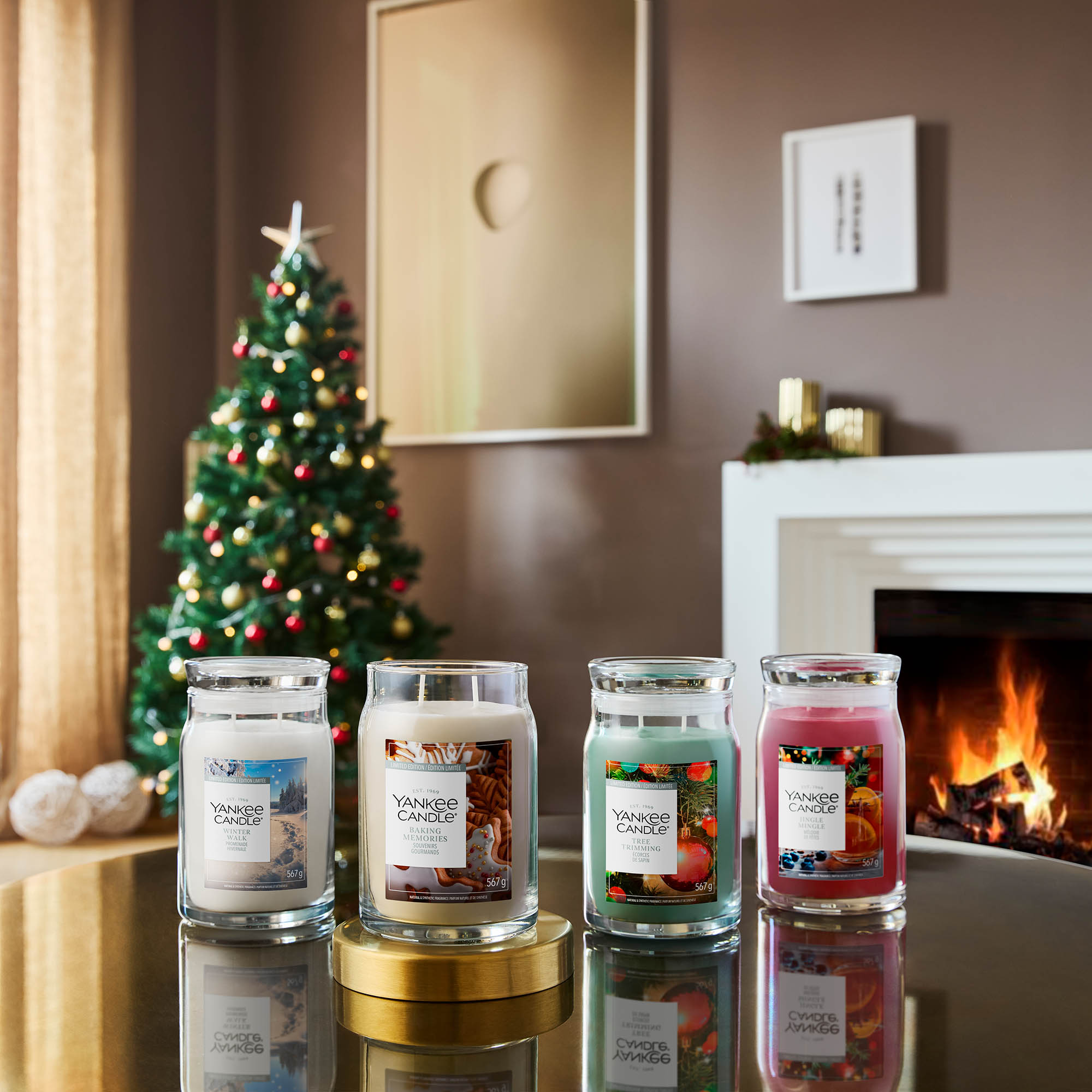 YANKEE CANDLE Große Signature Kerze BAKING MEMORIES 567 g Duftkerze