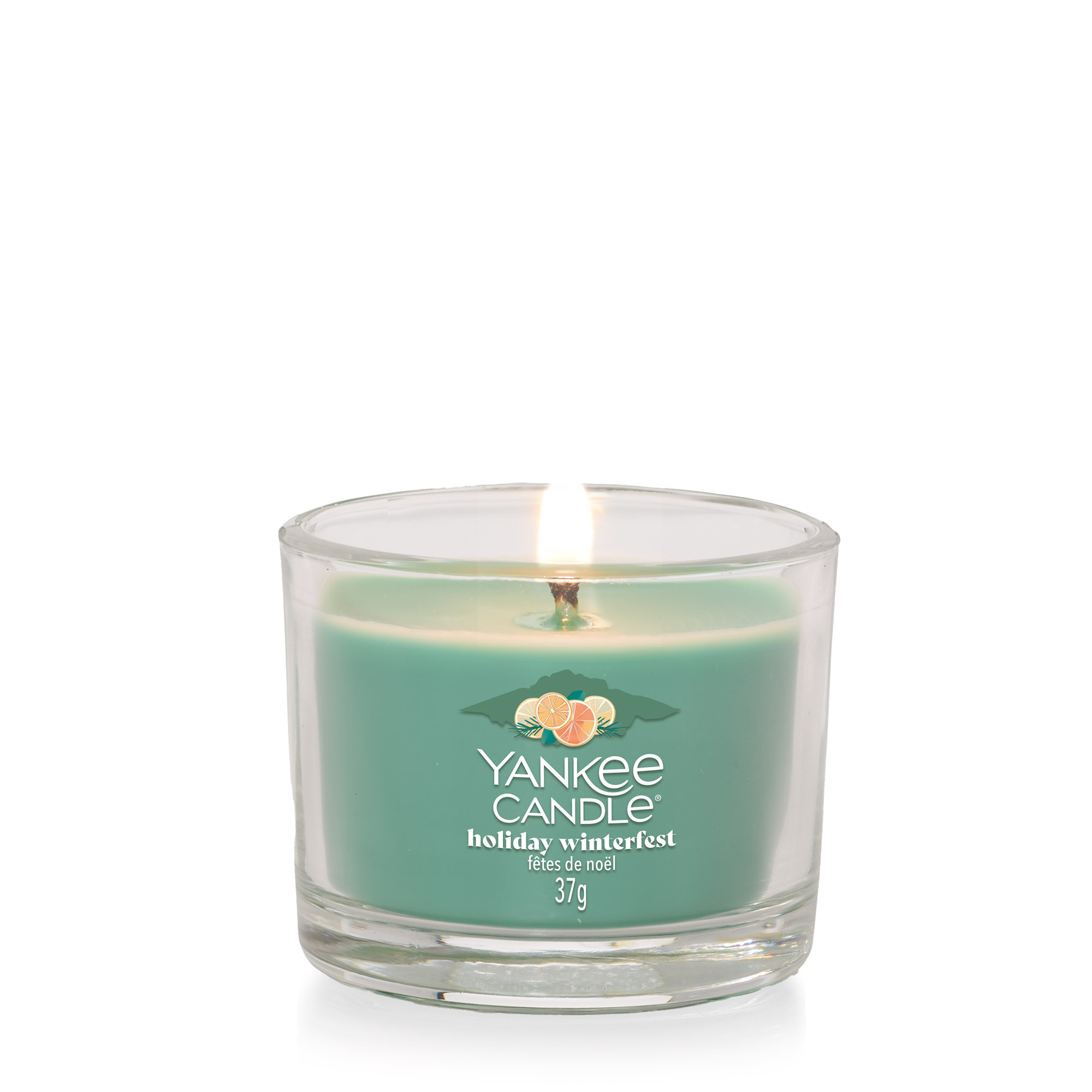 YANKEE CANDLE Glasvotivkerze HOLIDAY WINTERFEST 37 g Duftkerze
