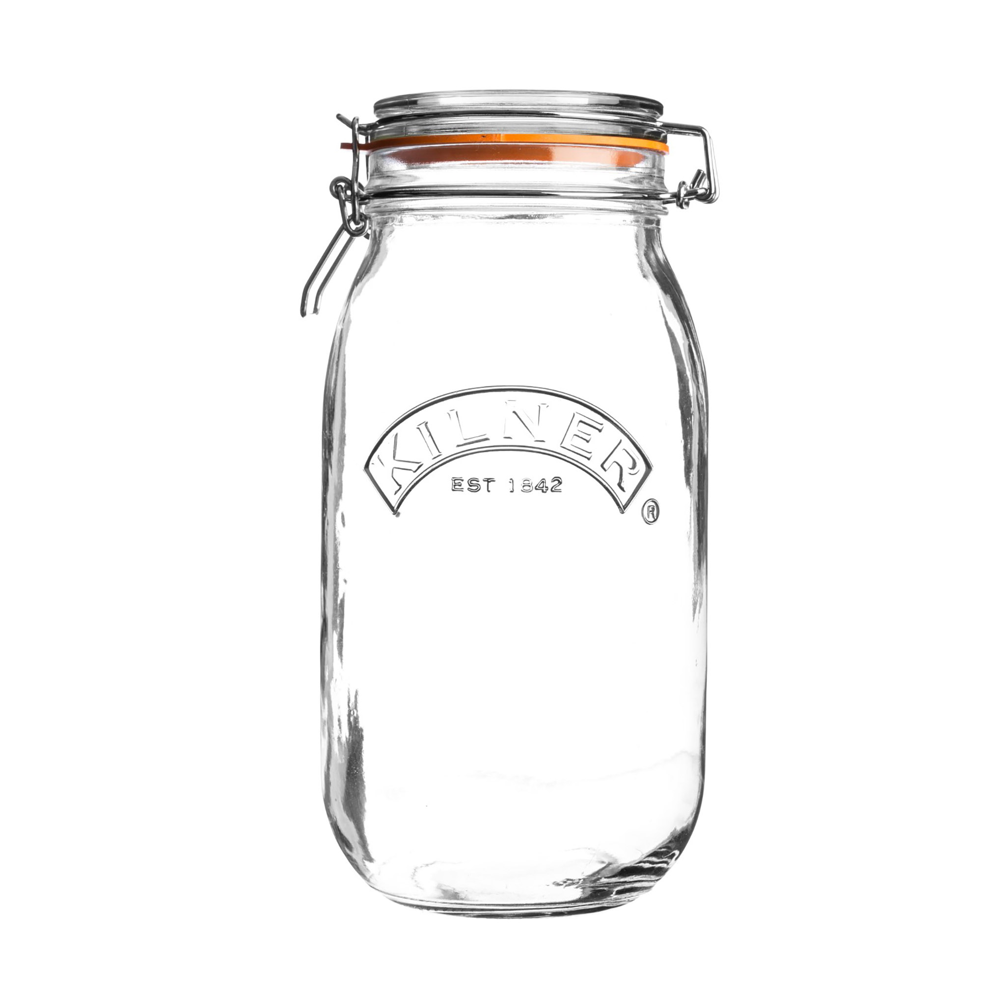 KILNER Bügelverschlussglas rund 3,0 Liter Vorratsglas Einmachglas