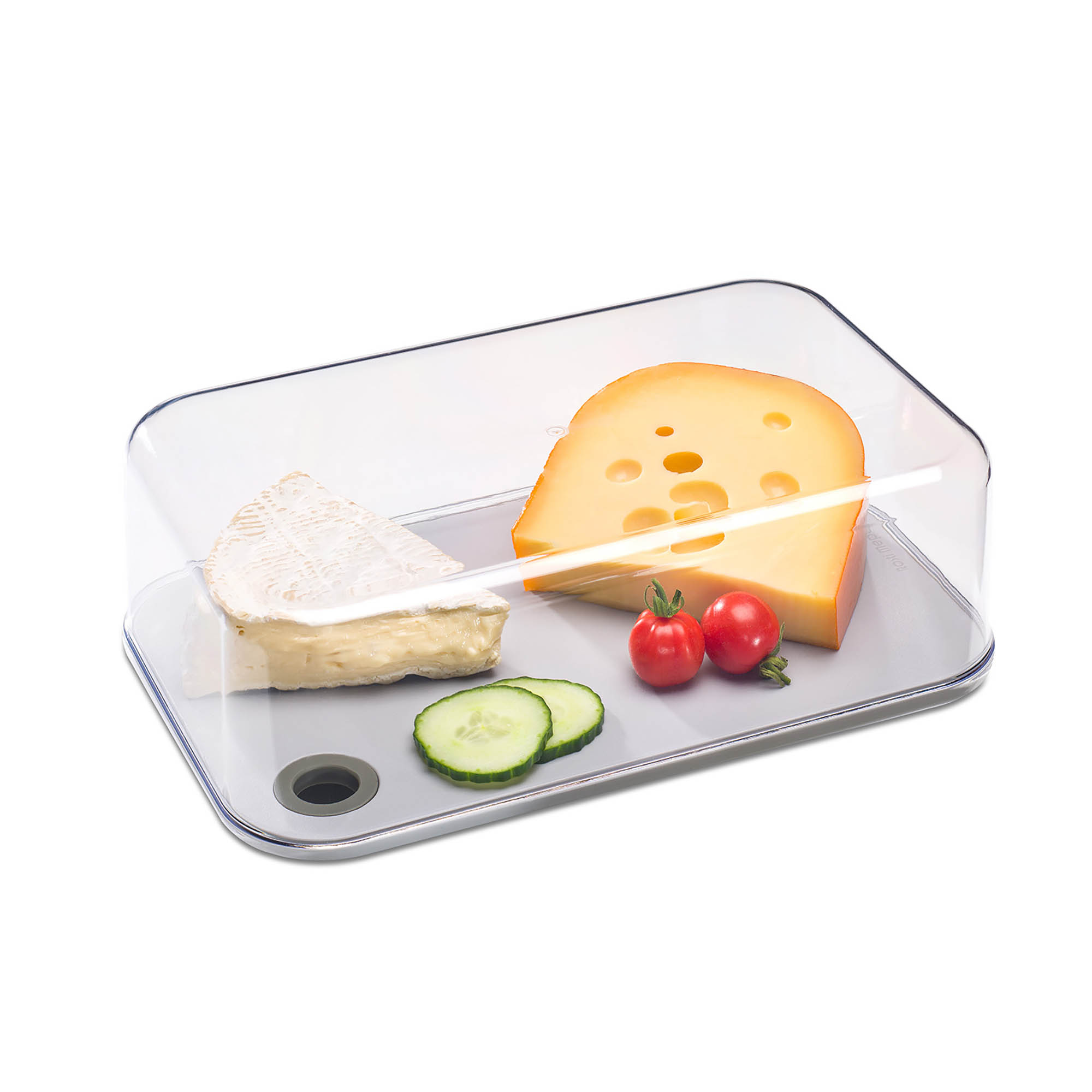 MEPAL Servierbox MODULA Käseglocke mit Schneidbrett 2,8 Liter